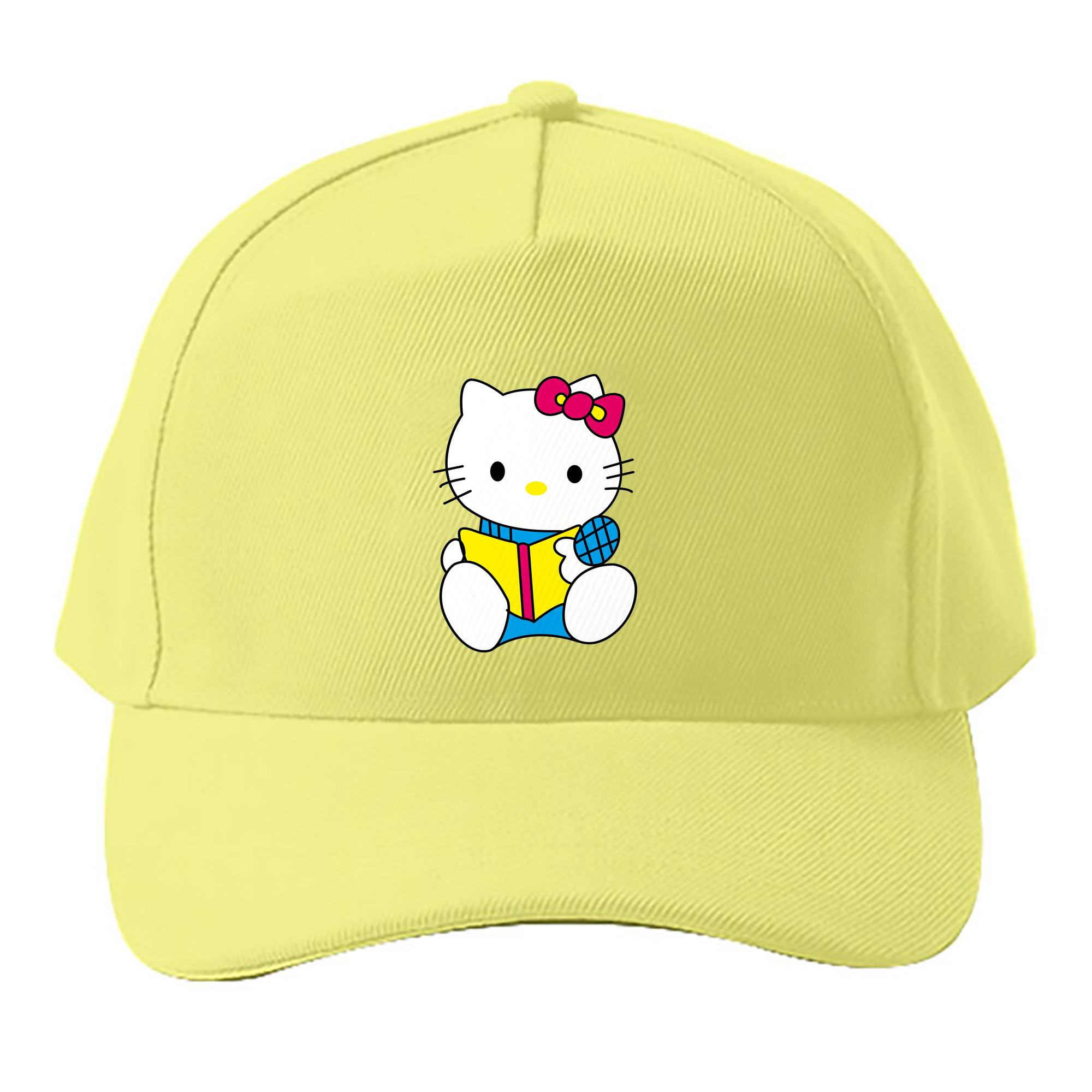 （画像用） Hello Kitty ハローキティ ベースボールキャップ 綿100％ 男女兼用 帽子 スポーツ