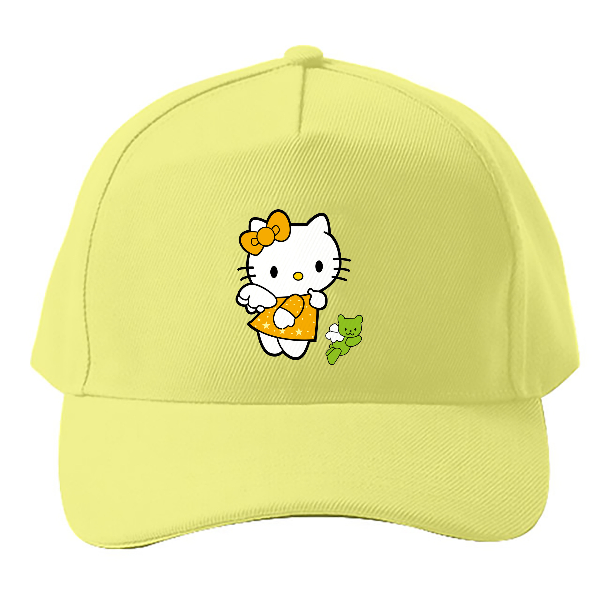 （画像用） Hello Kitty ハローキティ ベースボールキャップ 綿100％ 男女兼用 帽子 スポーツ
