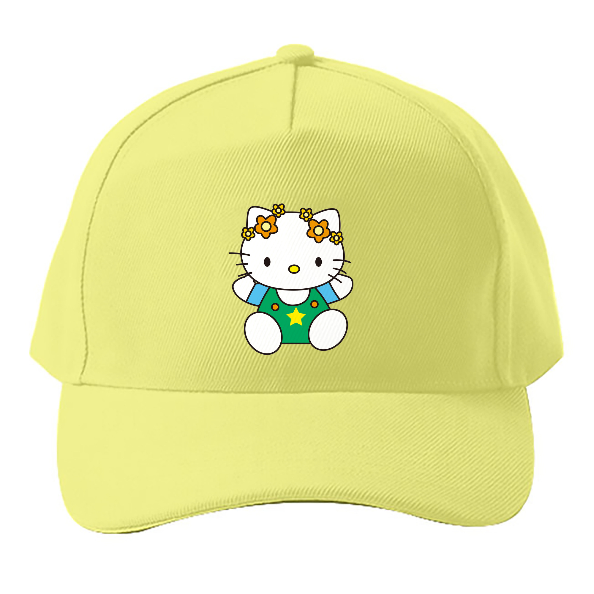 （画像用） Hello Kitty ハローキティ ベースボールキャップ 綿100％ 男女兼用 帽子 スポーツ