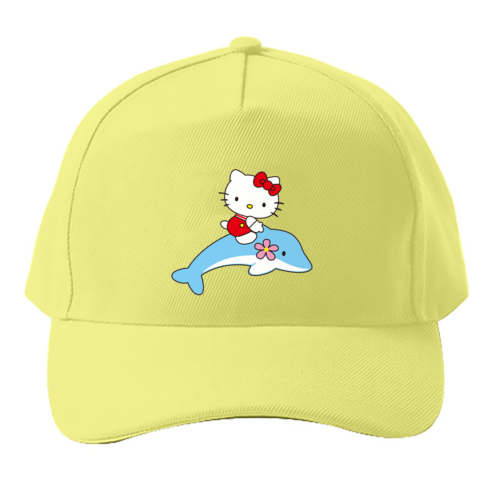 （画像用） Hello Kitty ハローキティ ベースボールキャップ 綿100％ 男女兼用 帽子 スポーツ