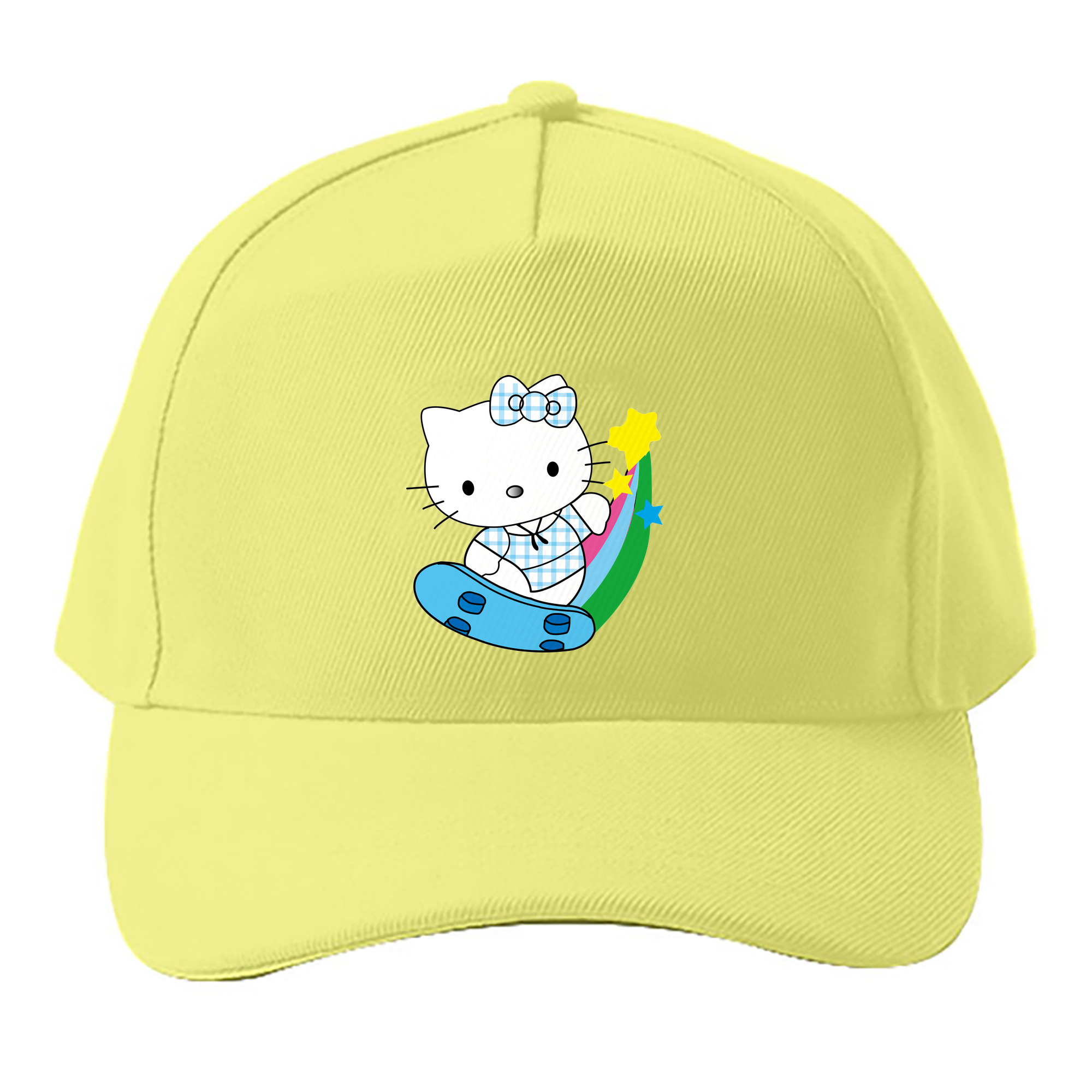 （画像用） Hello Kitty ハローキティ ベースボールキャップ 綿100％ 男女兼用 帽子 スポーツ