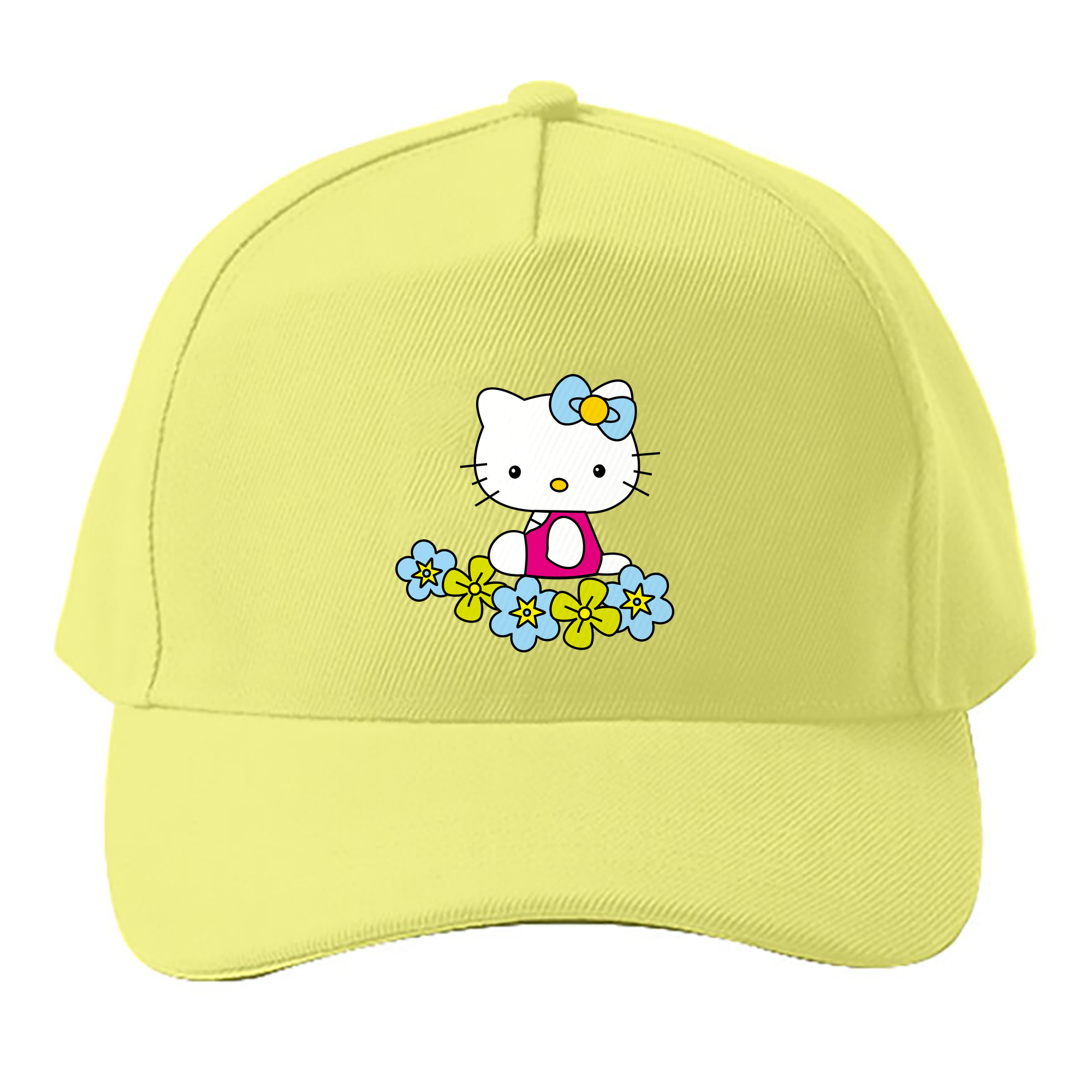 （画像用） Hello Kitty ハローキティ ベースボールキャップ 綿100％ 男女兼用 帽子 スポーツ