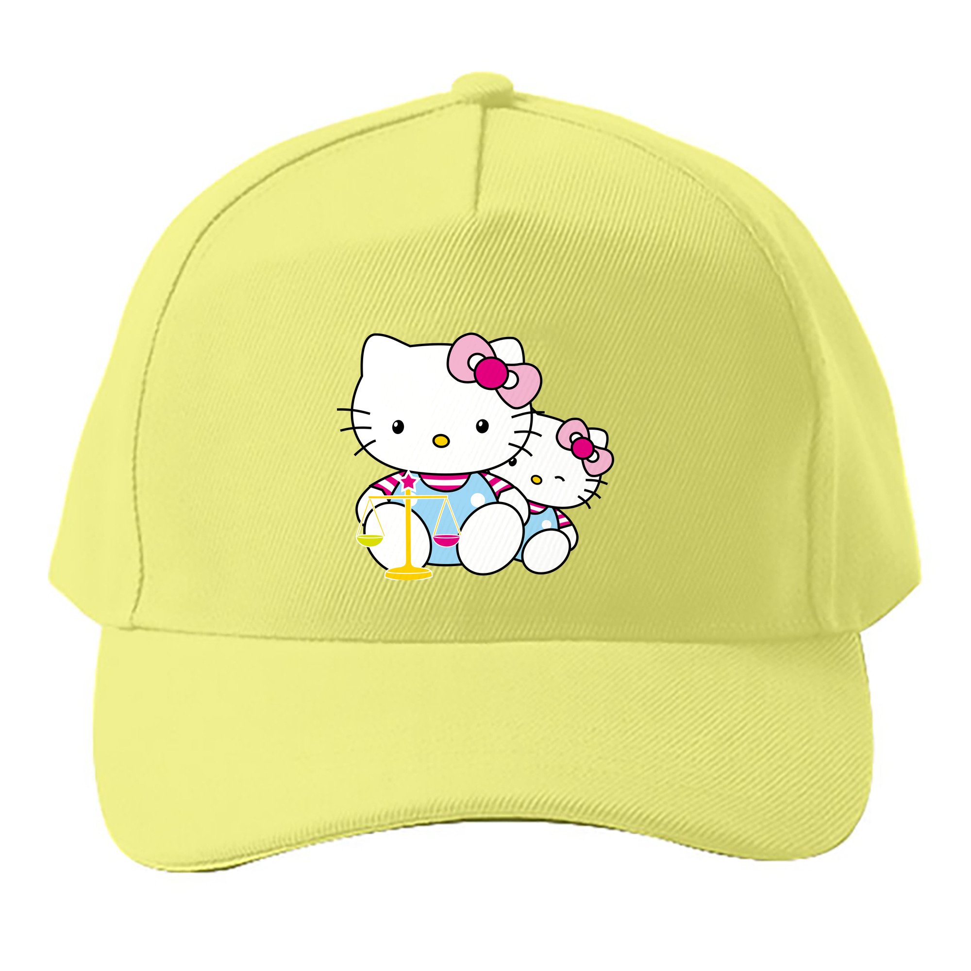 （画像用） Hello Kitty ハローキティ ベースボールキャップ 綿100％ 男女兼用 帽子 スポーツ