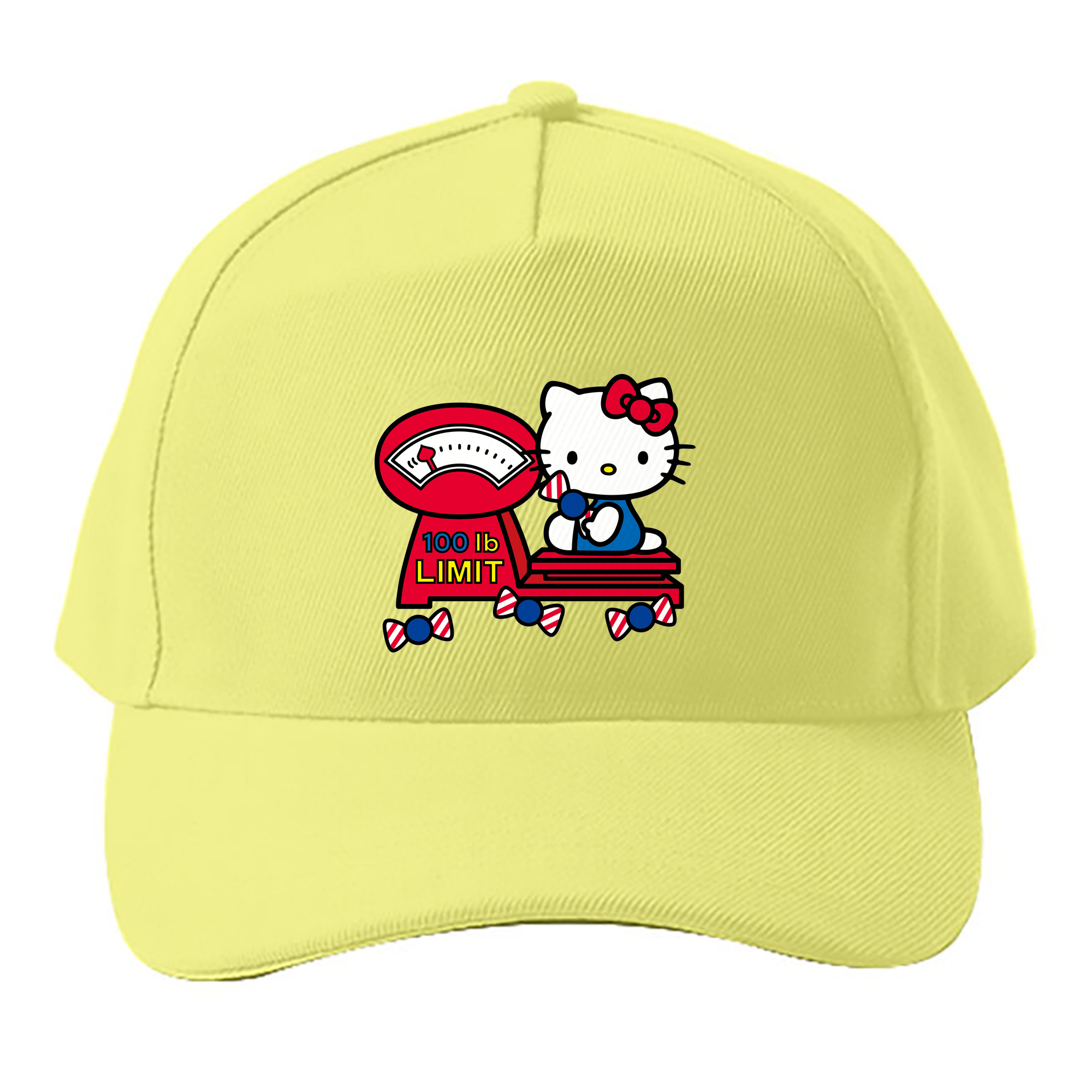 （画像用） Hello Kitty ハローキティ ベースボールキャップ 綿100％ 男女兼用 帽子 スポーツ