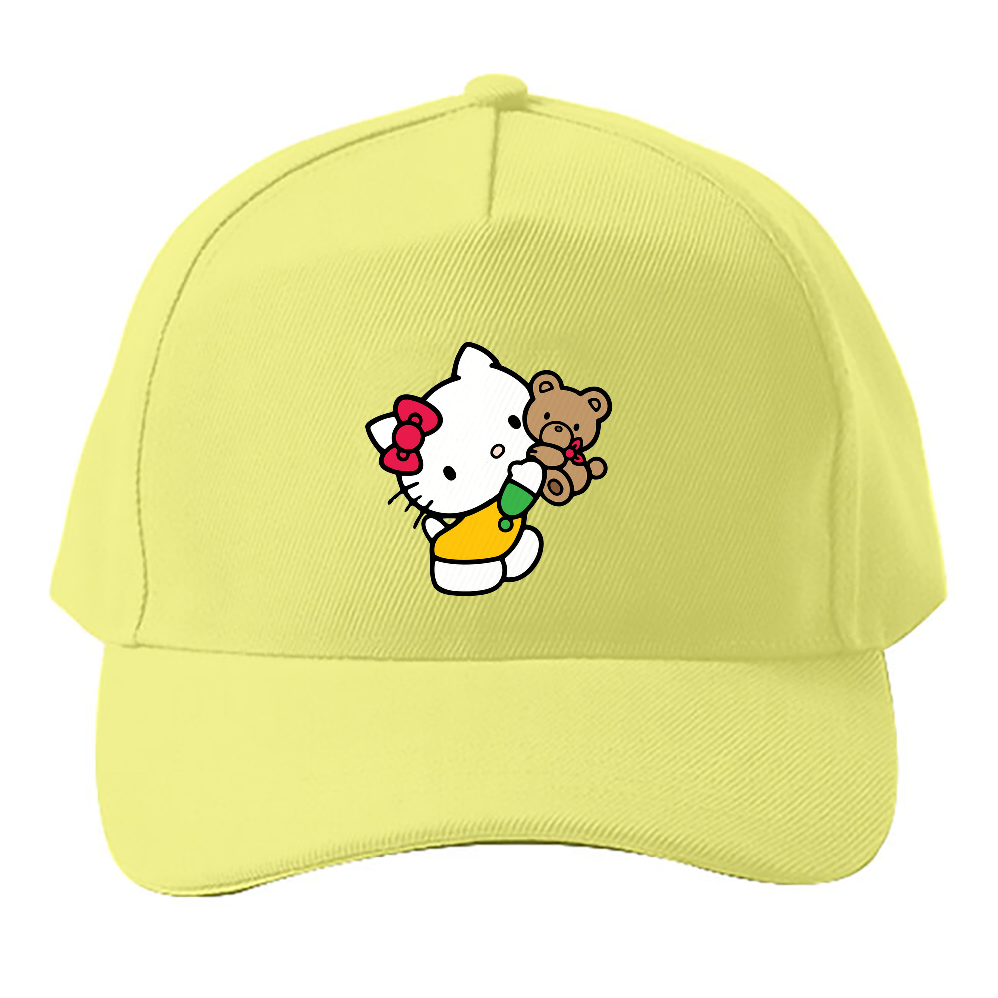 （画像用） Hello Kitty ハローキティ ベースボールキャップ 綿100％ 男女兼用 帽子 スポーツ