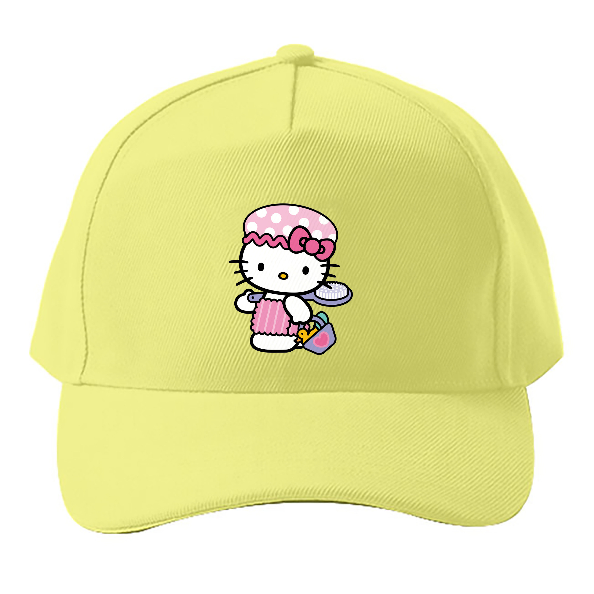 （画像用） Hello Kitty ハローキティ ベースボールキャップ 綿100％ 男女兼用 帽子 スポーツ