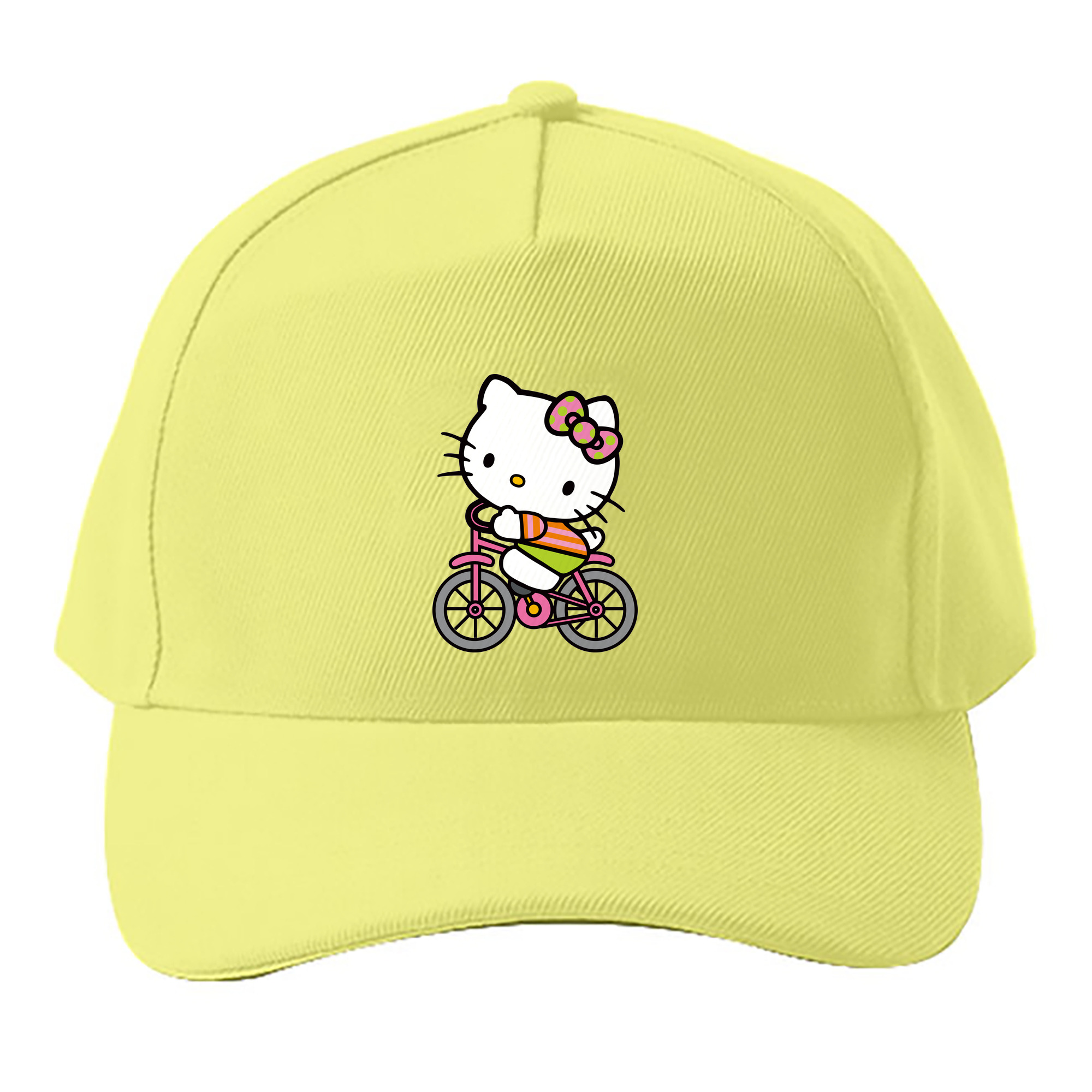 （画像用） Hello Kitty ハローキティ ベースボールキャップ 綿100％ 男女兼用 帽子 スポーツ