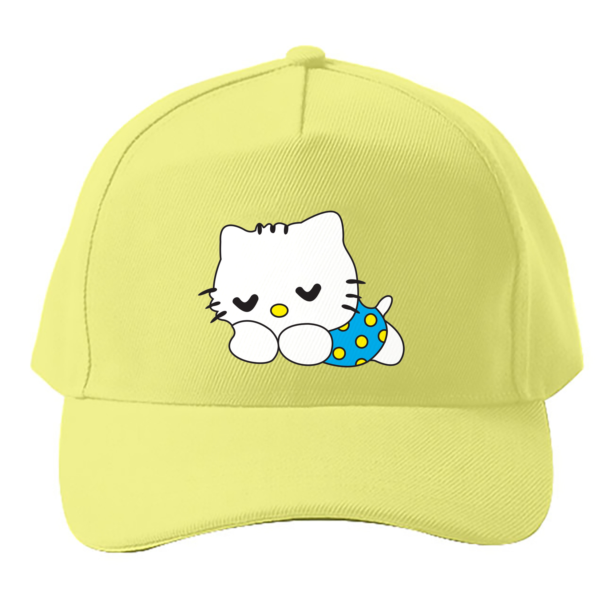 （画像用） Hello Kitty ハローキティ ベースボールキャップ 綿100％ 男女兼用 帽子 スポーツ