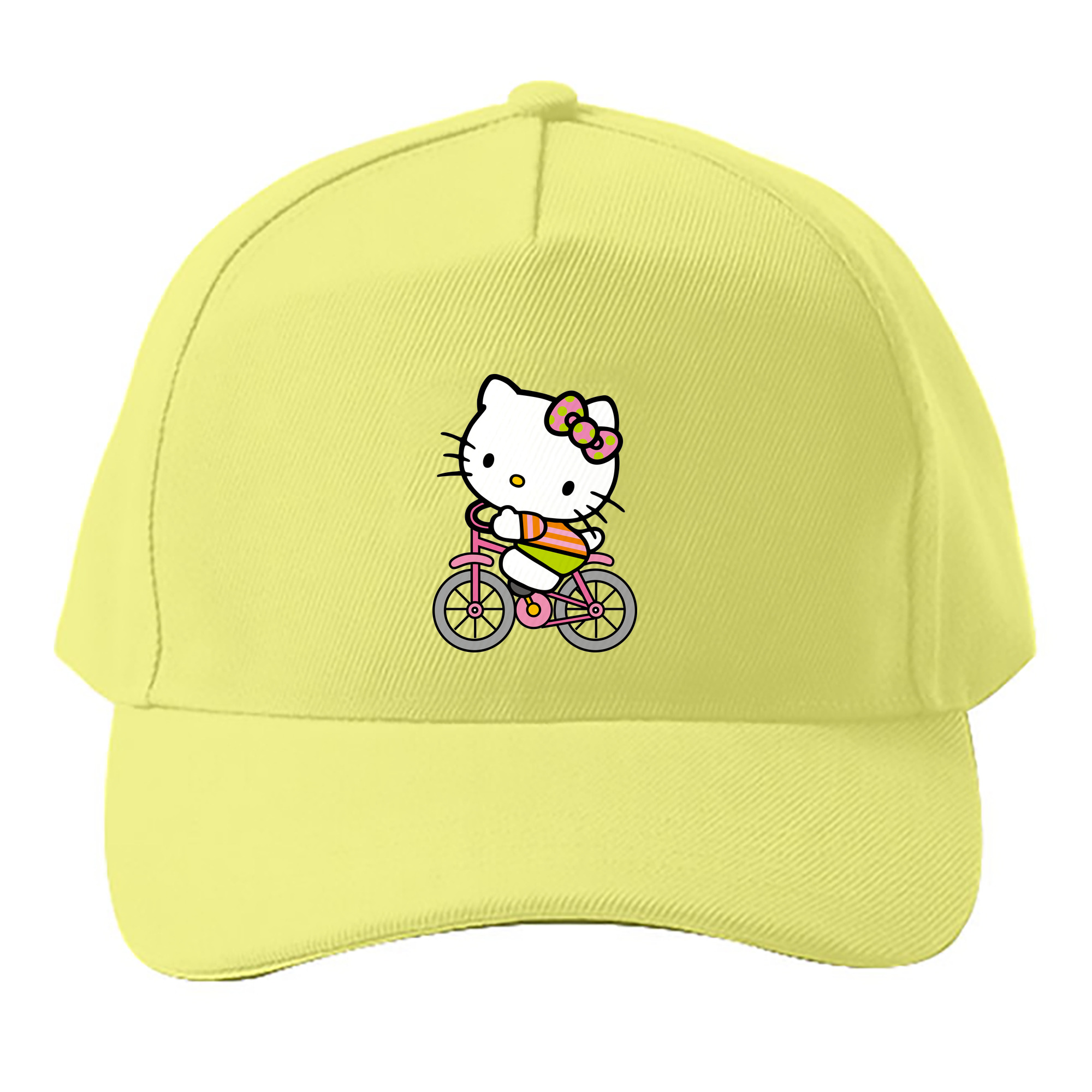 （画像用） Hello Kitty ハローキティ ベースボールキャップ 綿100％ 男女兼用 帽子 スポーツ