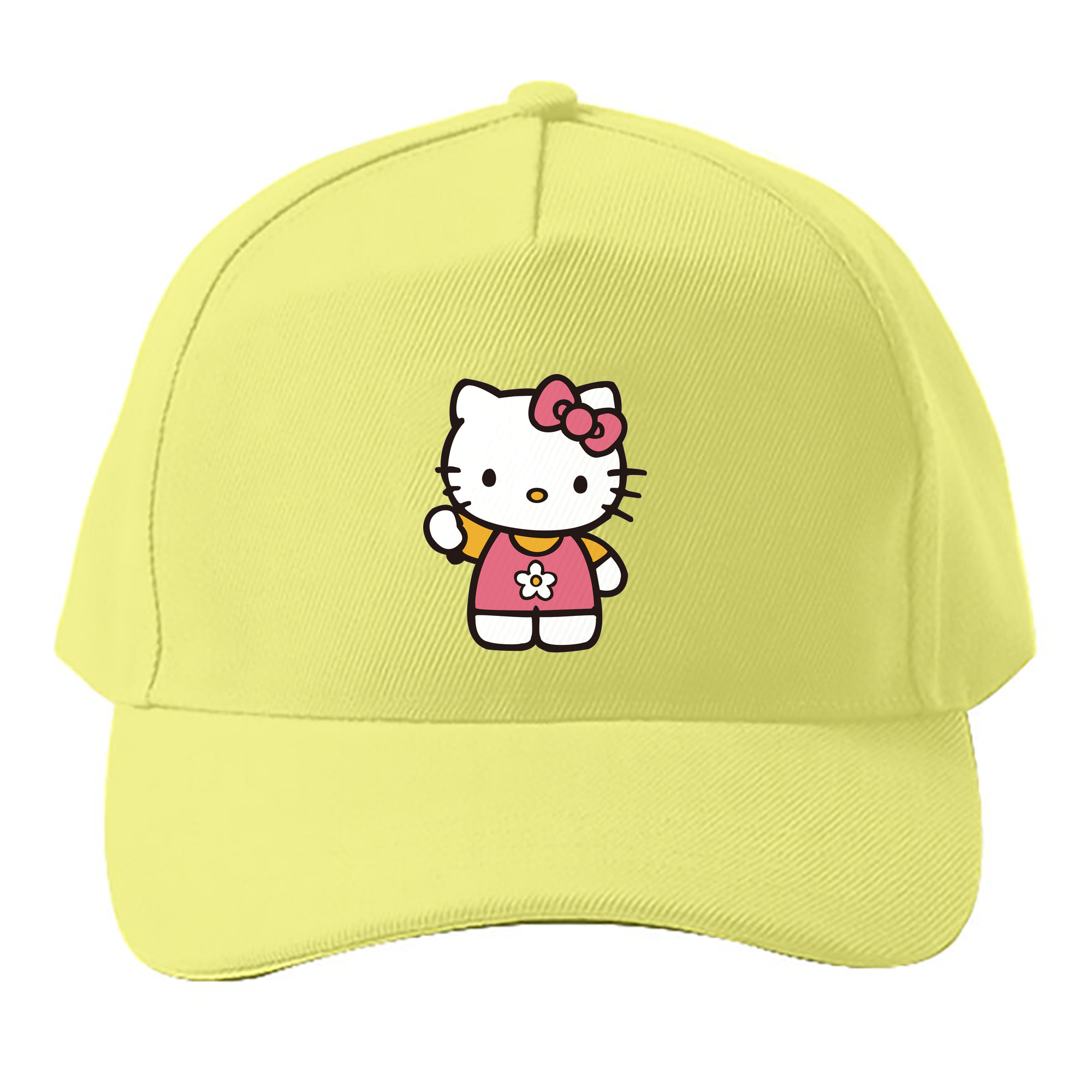 （画像用） Hello Kitty ハローキティ ベースボールキャップ 綿100％ 男女兼用 帽子 スポーツ