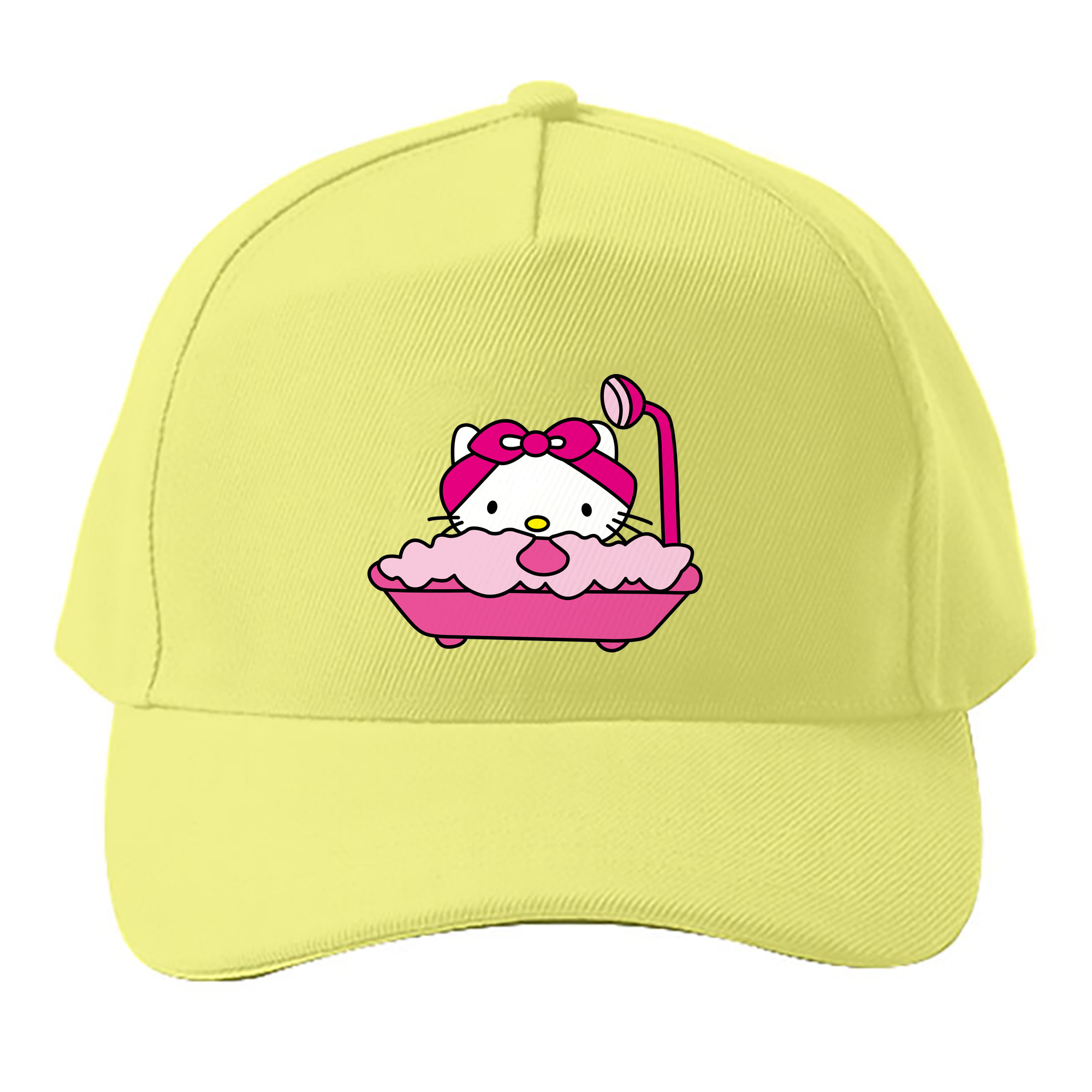 （画像用） Hello Kitty ハローキティ ベースボールキャップ 綿100％ 男女兼用 帽子 スポーツ