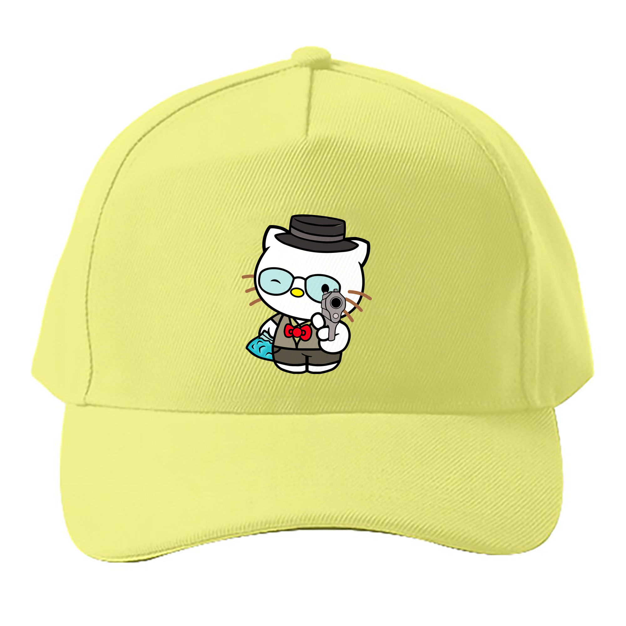 （画像用） Hello Kitty ハローキティ ベースボールキャップ 綿100％ 男女兼用 帽子 スポーツ