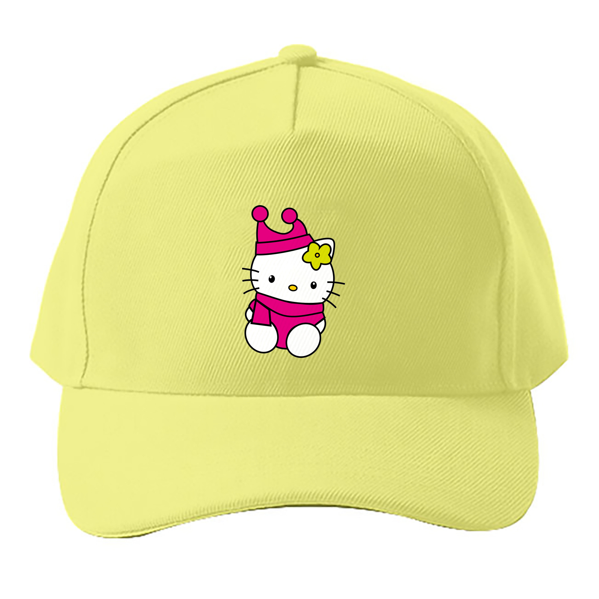 （画像用） Hello Kitty ハローキティ ベースボールキャップ 綿100％ 男女兼用 帽子 スポーツ