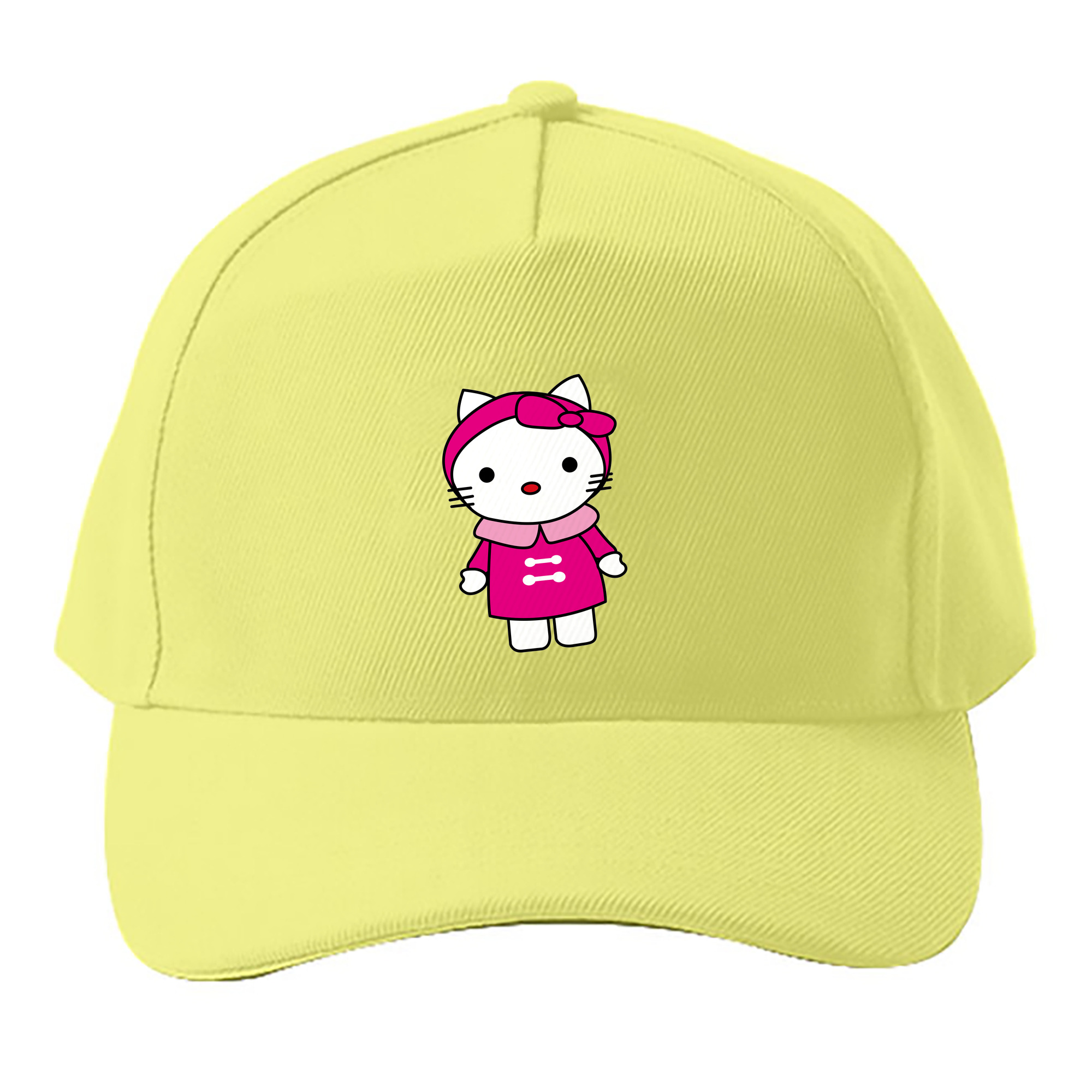 （画像用） Hello Kitty ハローキティ ベースボールキャップ 綿100％ 男女兼用 帽子 スポーツ