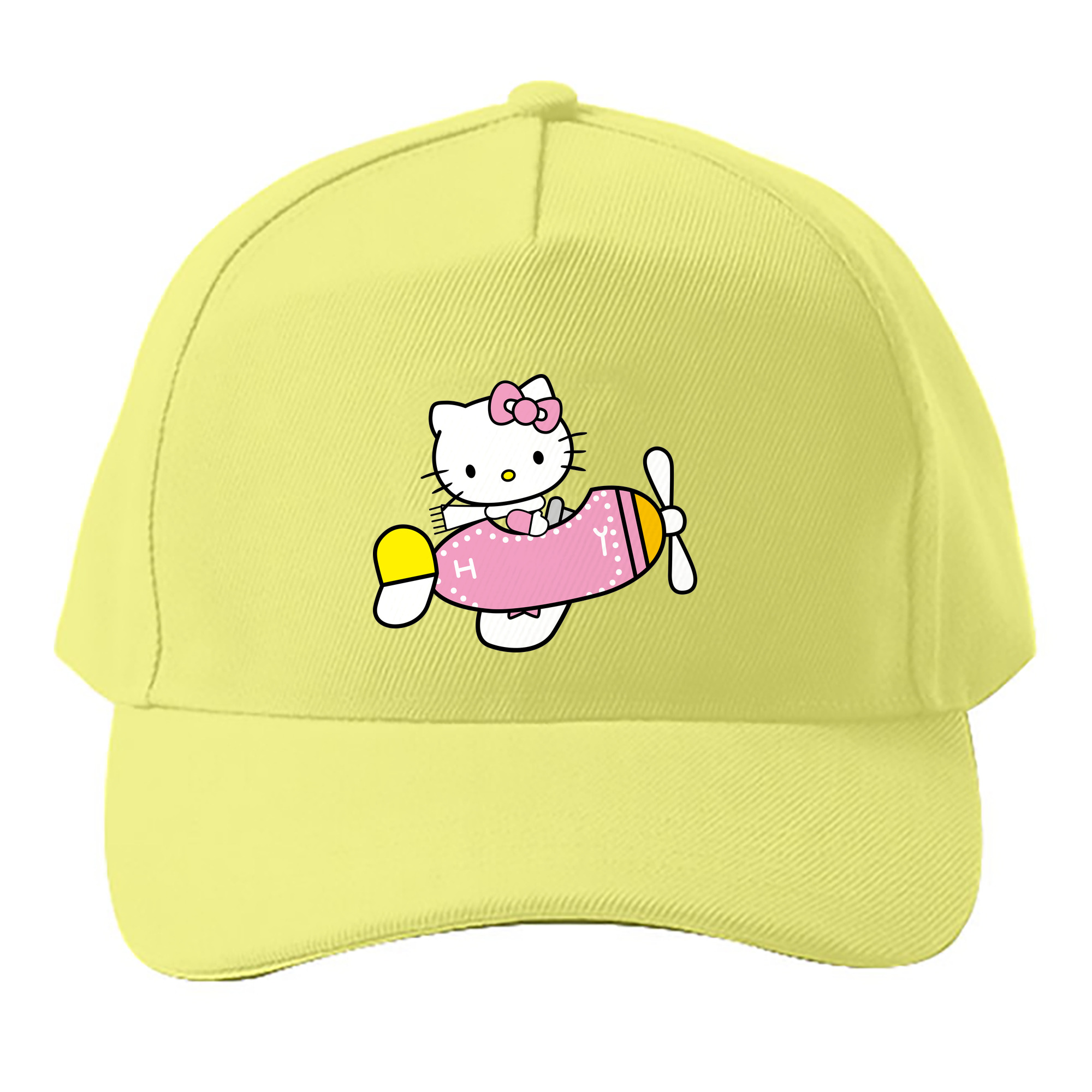 （画像用） Hello Kitty ハローキティ ベースボールキャップ 綿100％ 男女兼用 帽子 スポーツ