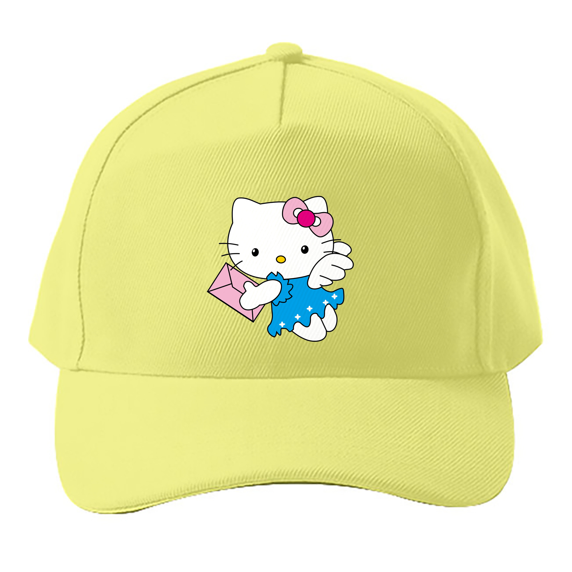 （画像用） Hello Kitty ハローキティ ベースボールキャップ 綿100％ 男女兼用 帽子 スポーツ