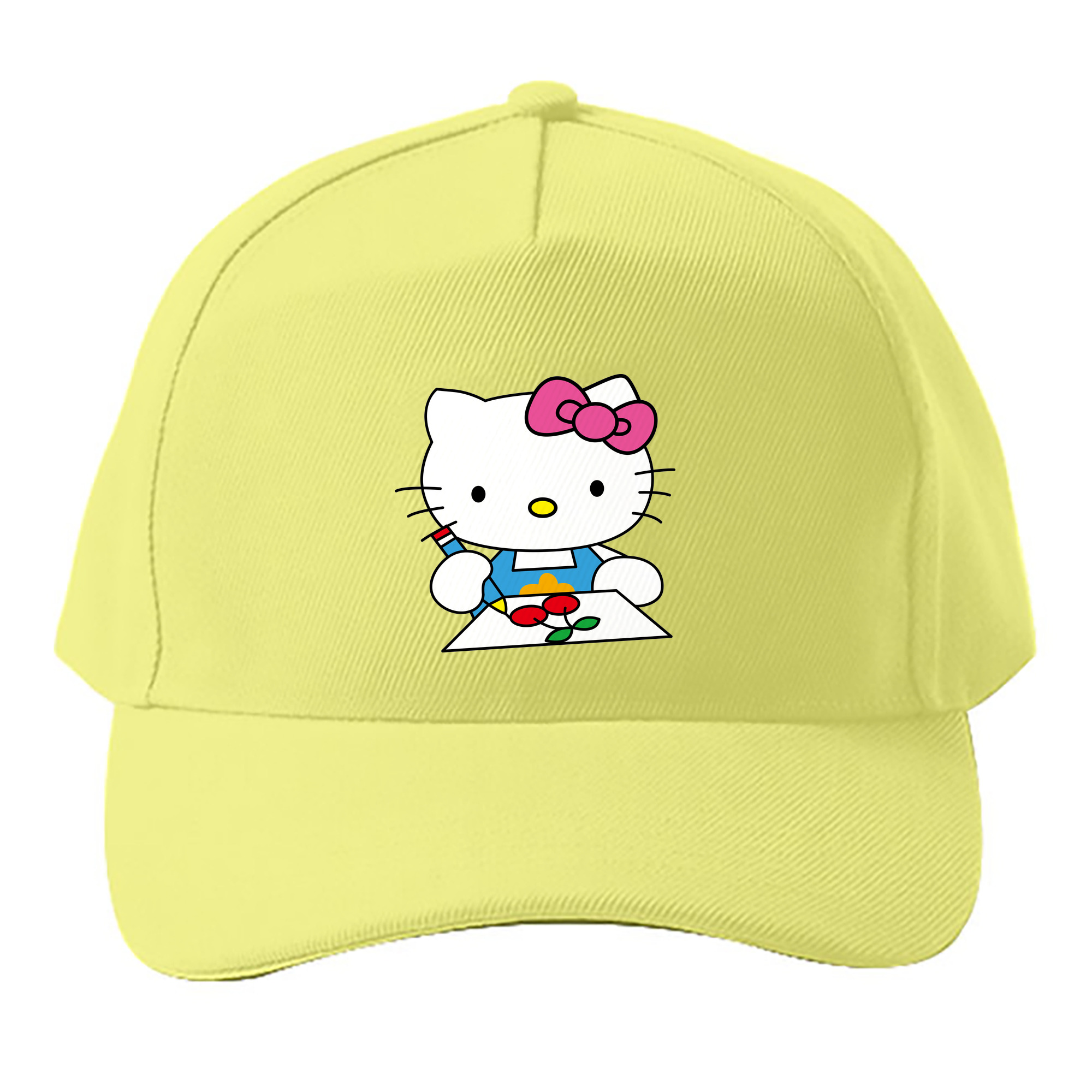 （画像用） Hello Kitty ハローキティ ベースボールキャップ 綿100％ 男女兼用 帽子 スポーツ