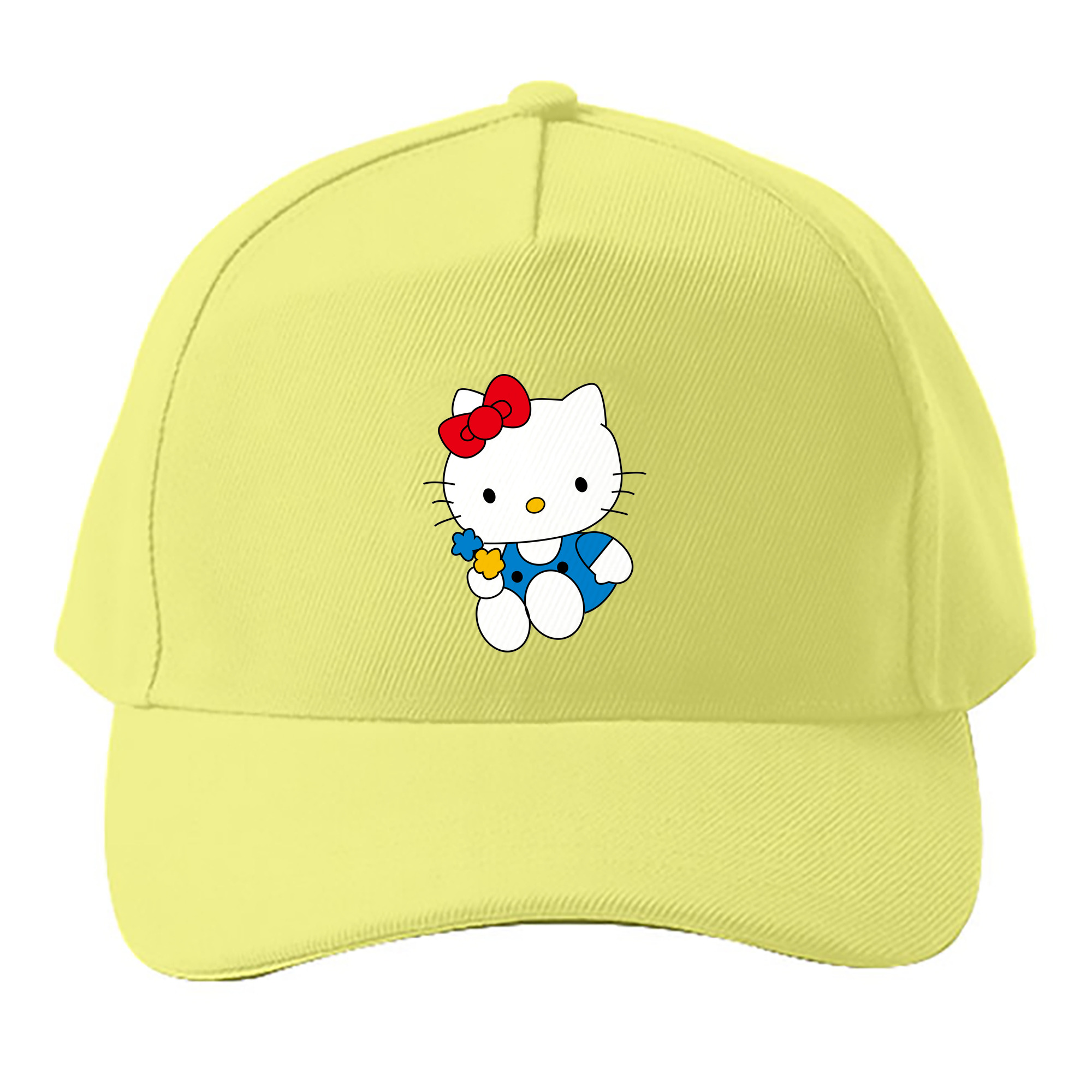 （画像用） Hello Kitty ハローキティ ベースボールキャップ 綿100％ 男女兼用 帽子 スポーツ