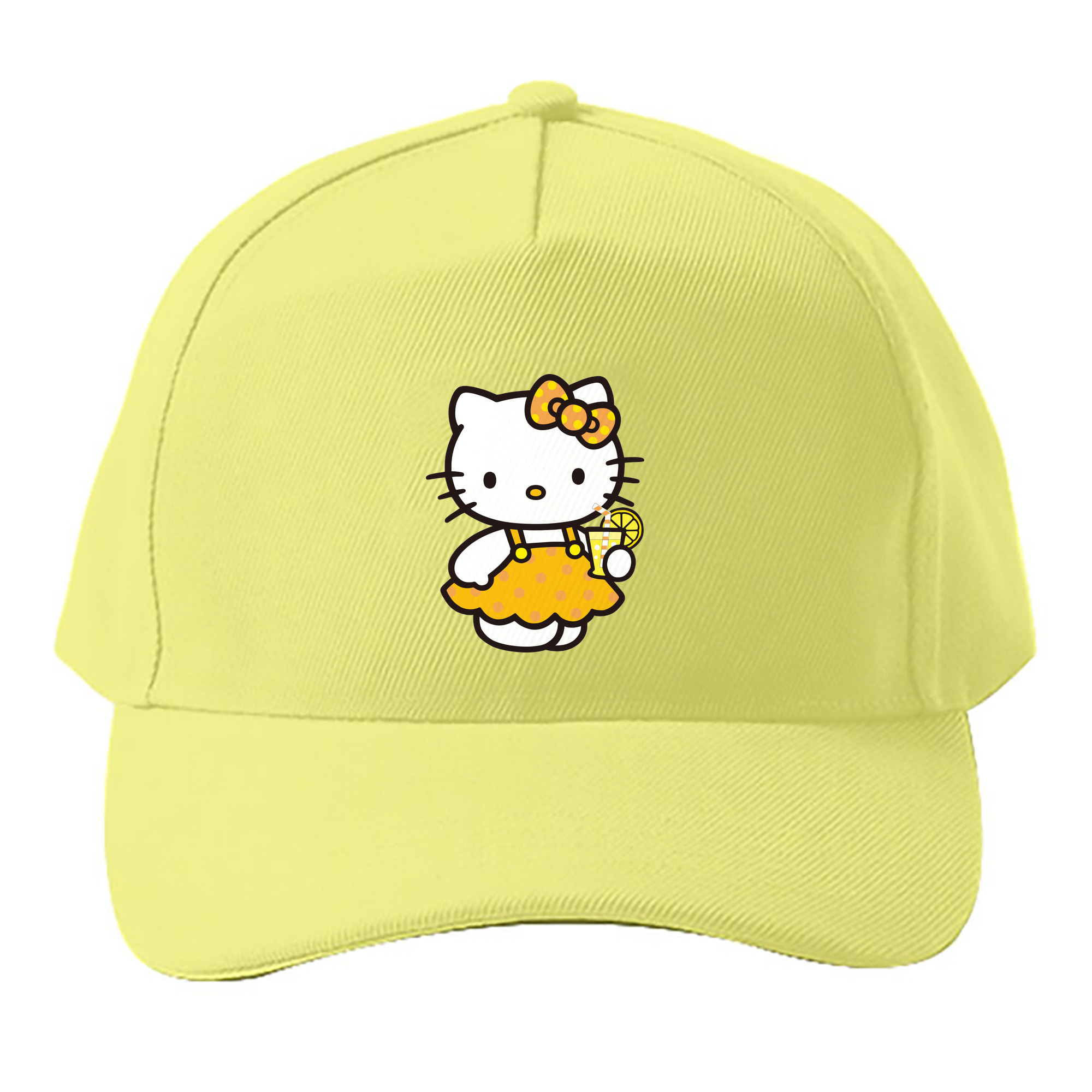 （画像用） Hello Kitty ハローキティ ベースボールキャップ 綿100％ 男女兼用 帽子 スポーツ