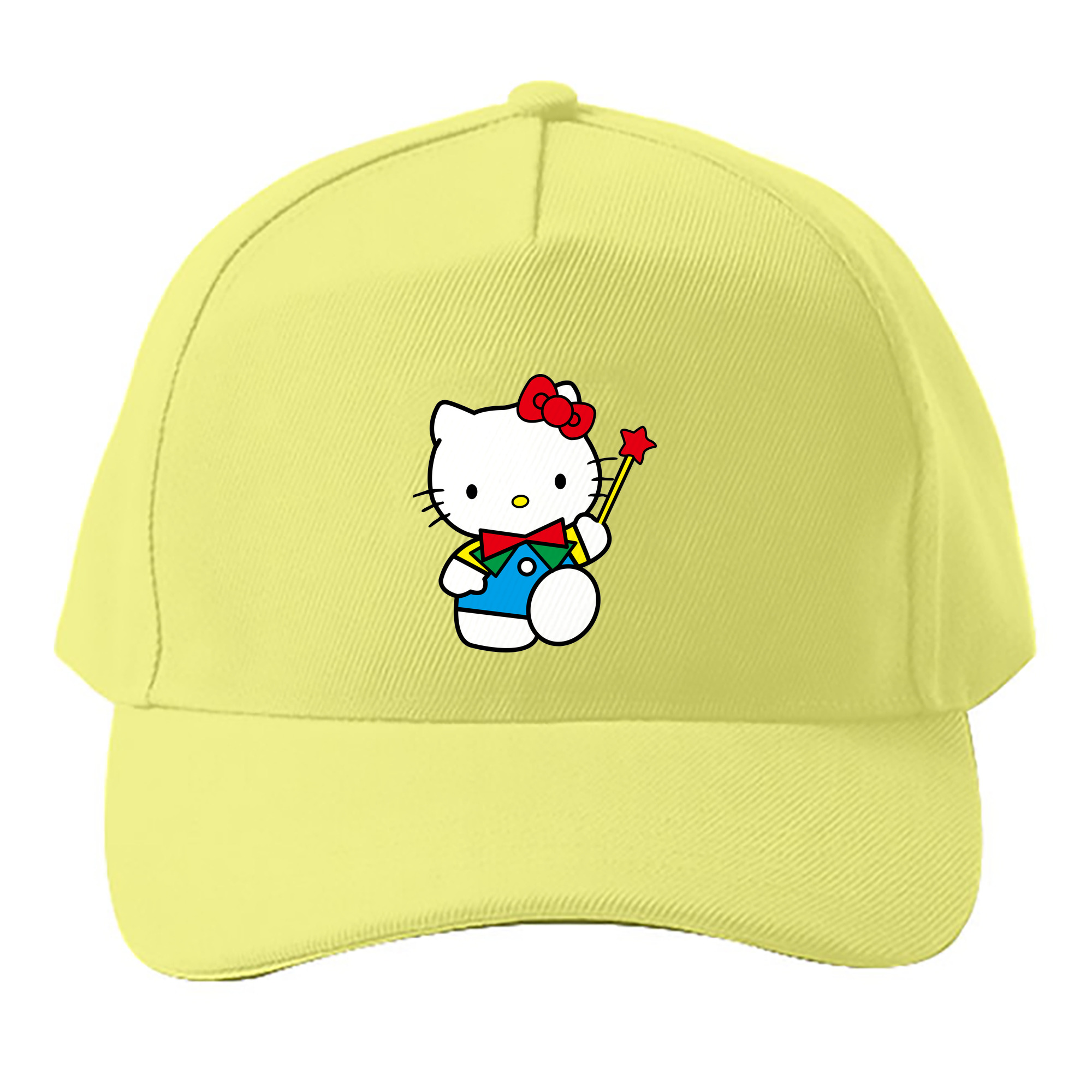 （画像用） Hello Kitty ハローキティ ベースボールキャップ 綿100％ 男女兼用 帽子 スポーツ