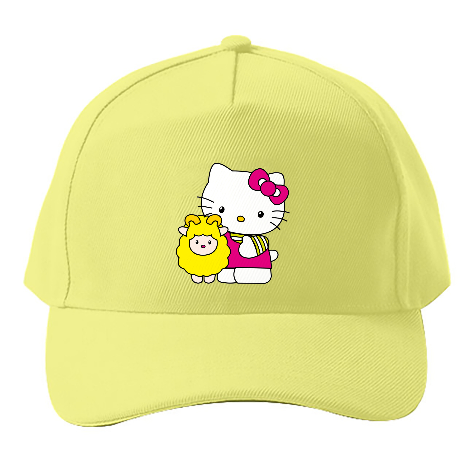（画像用） Hello Kitty ハローキティ ベースボールキャップ 綿100％ 男女兼用 帽子 スポーツ