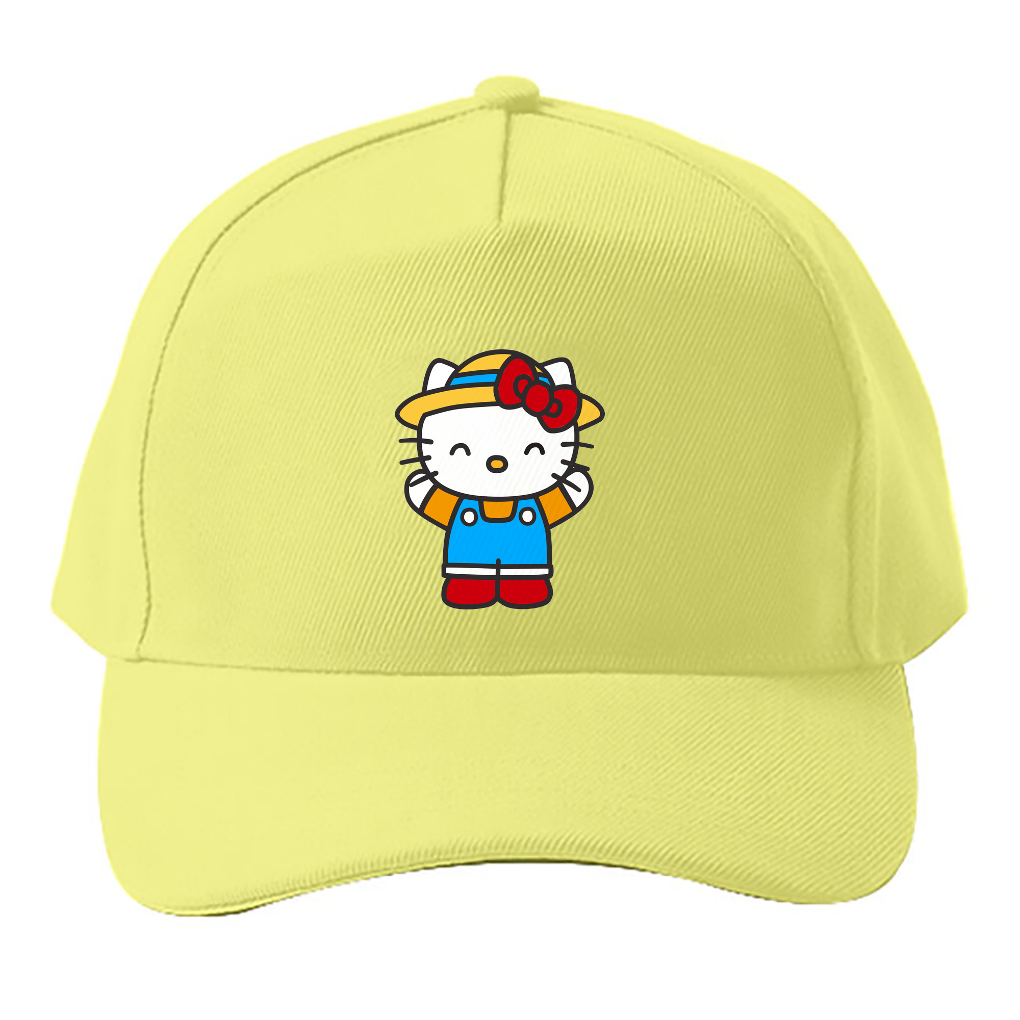 （画像用） Hello Kitty ハローキティ ベースボールキャップ 綿100％ 男女兼用 帽子 スポーツ