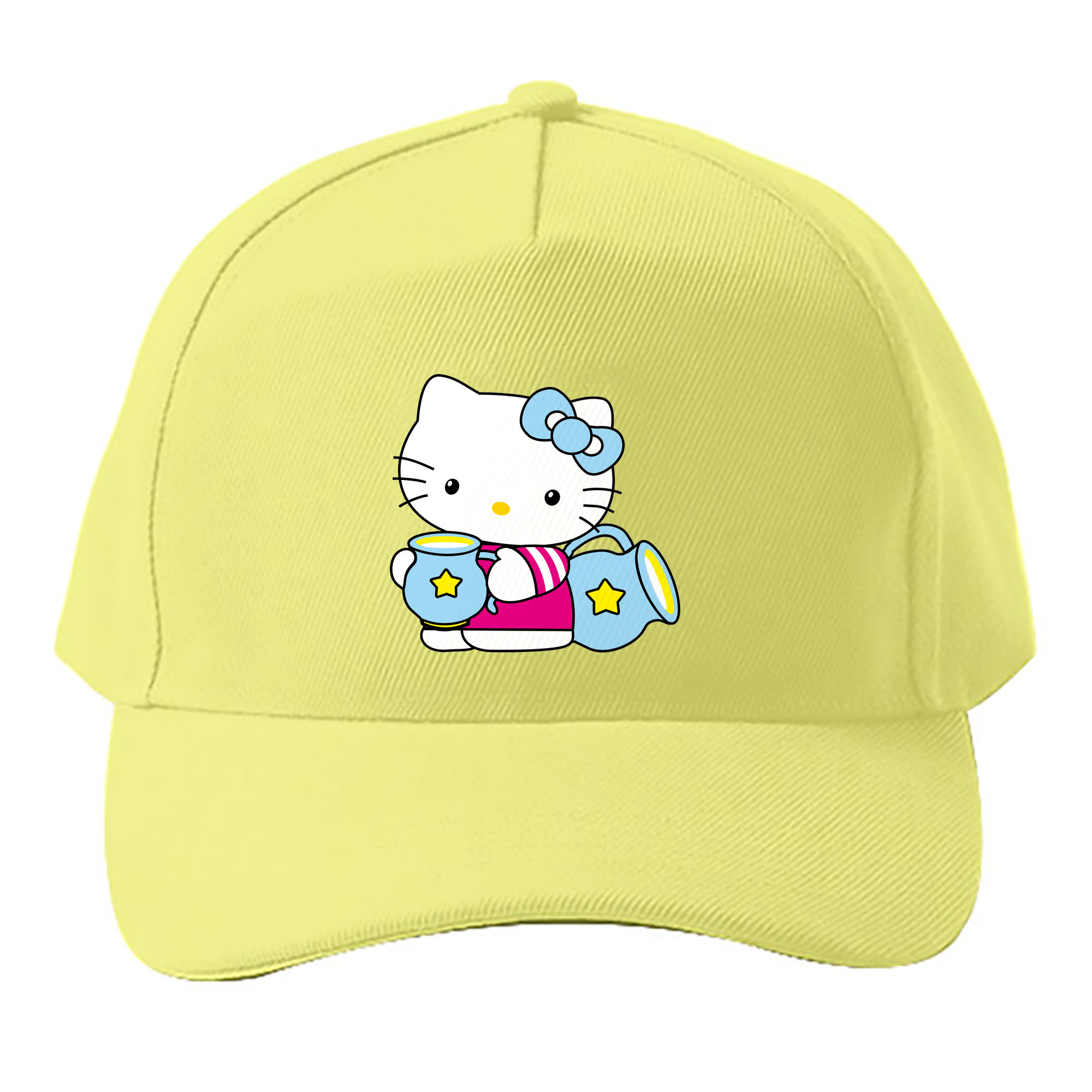 （画像用） Hello Kitty ハローキティ ベースボールキャップ 綿100％ 男女兼用 帽子 スポーツ