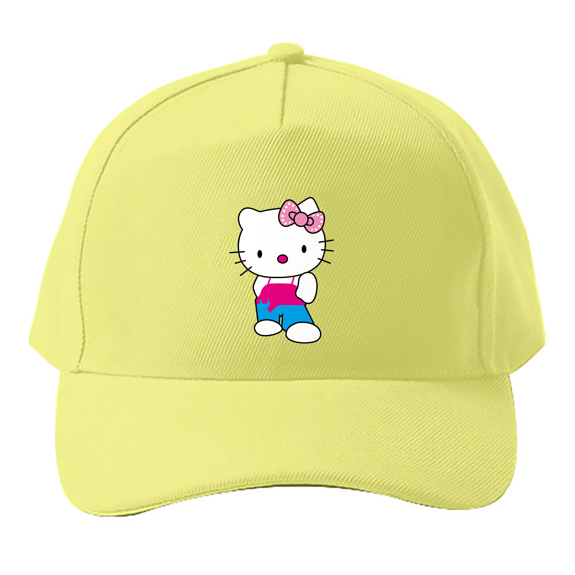 （画像用） Hello Kitty ハローキティ ベースボールキャップ 綿100％ 男女兼用 帽子 スポーツ