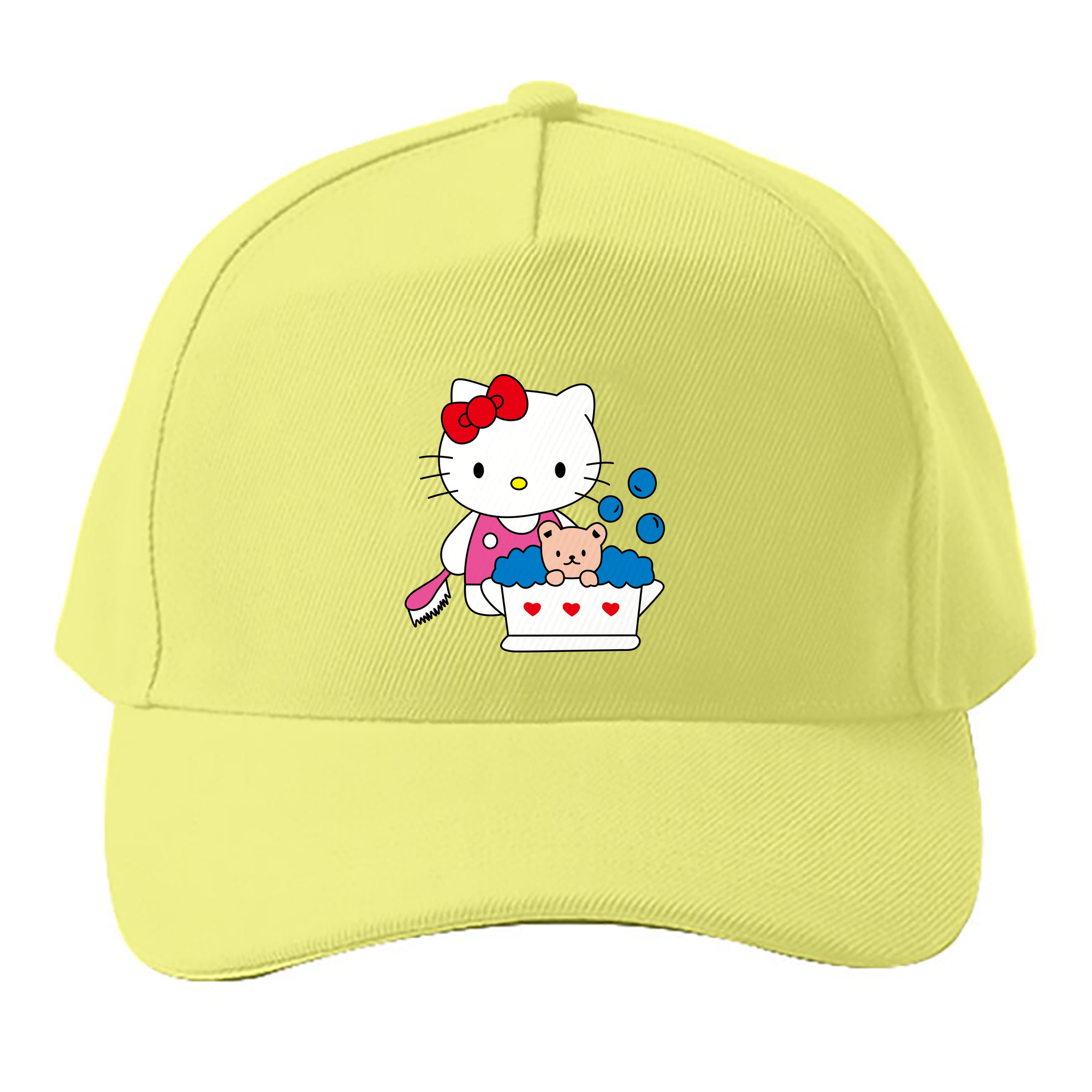 （画像用） Hello Kitty ハローキティ ベースボールキャップ 綿100％ 男女兼用 帽子 スポーツ