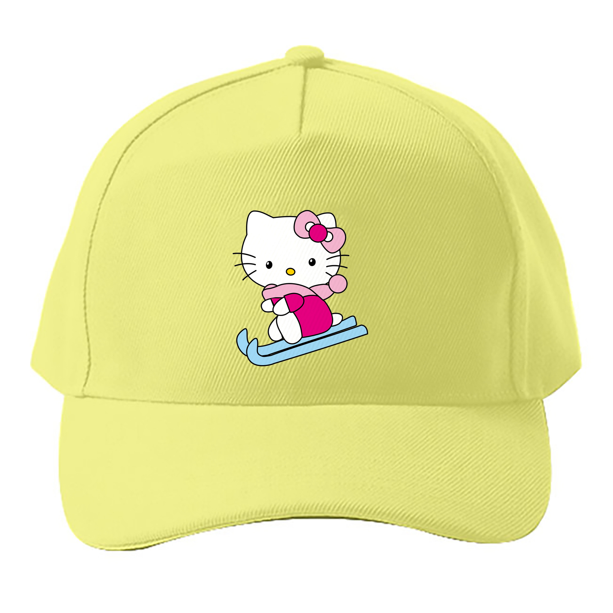 （画像用） Hello Kitty ハローキティ ベースボールキャップ 綿100％ 男女兼用 帽子 スポーツ