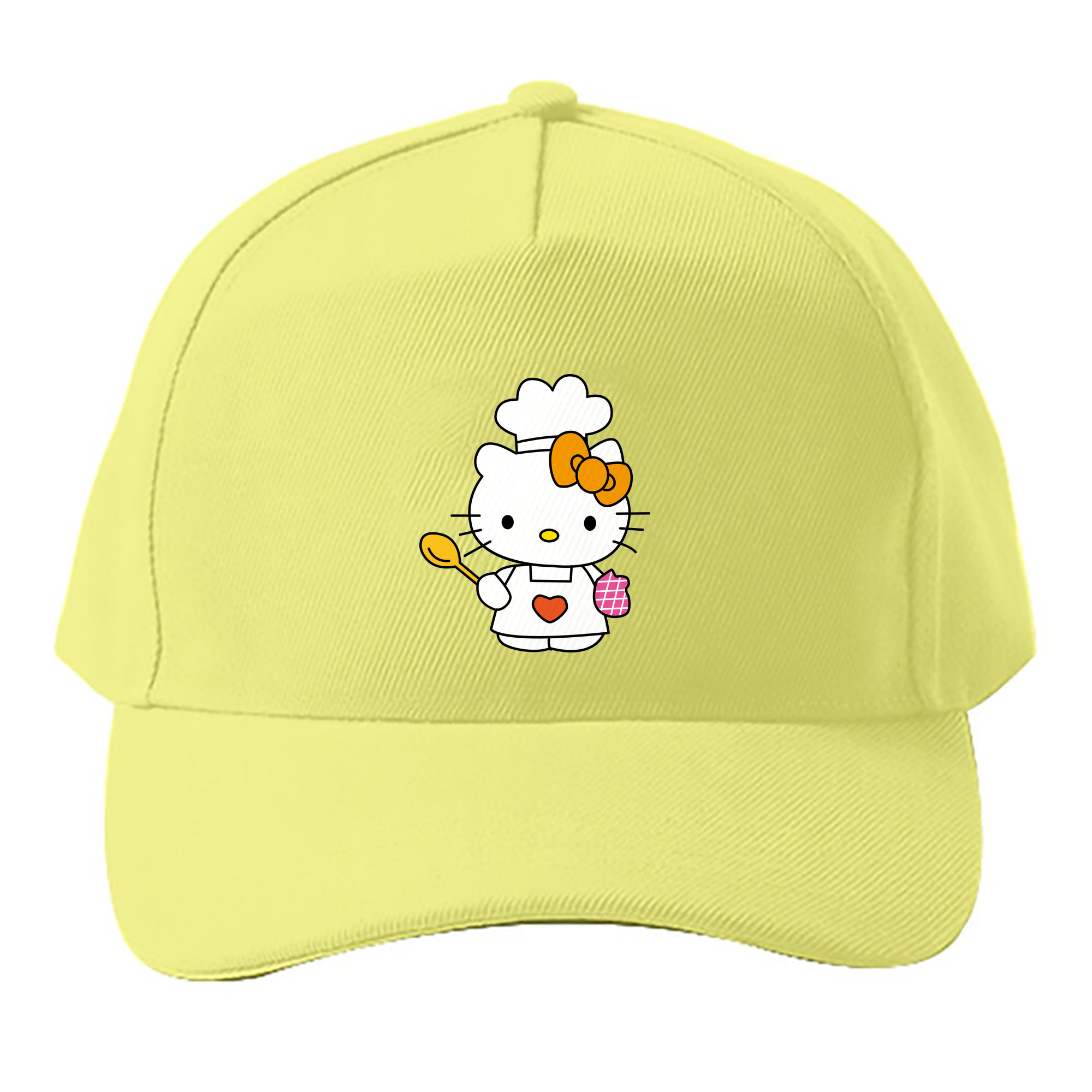 （画像用） Hello Kitty ハローキティ ベースボールキャップ 綿100％ 男女兼用 帽子 スポーツ