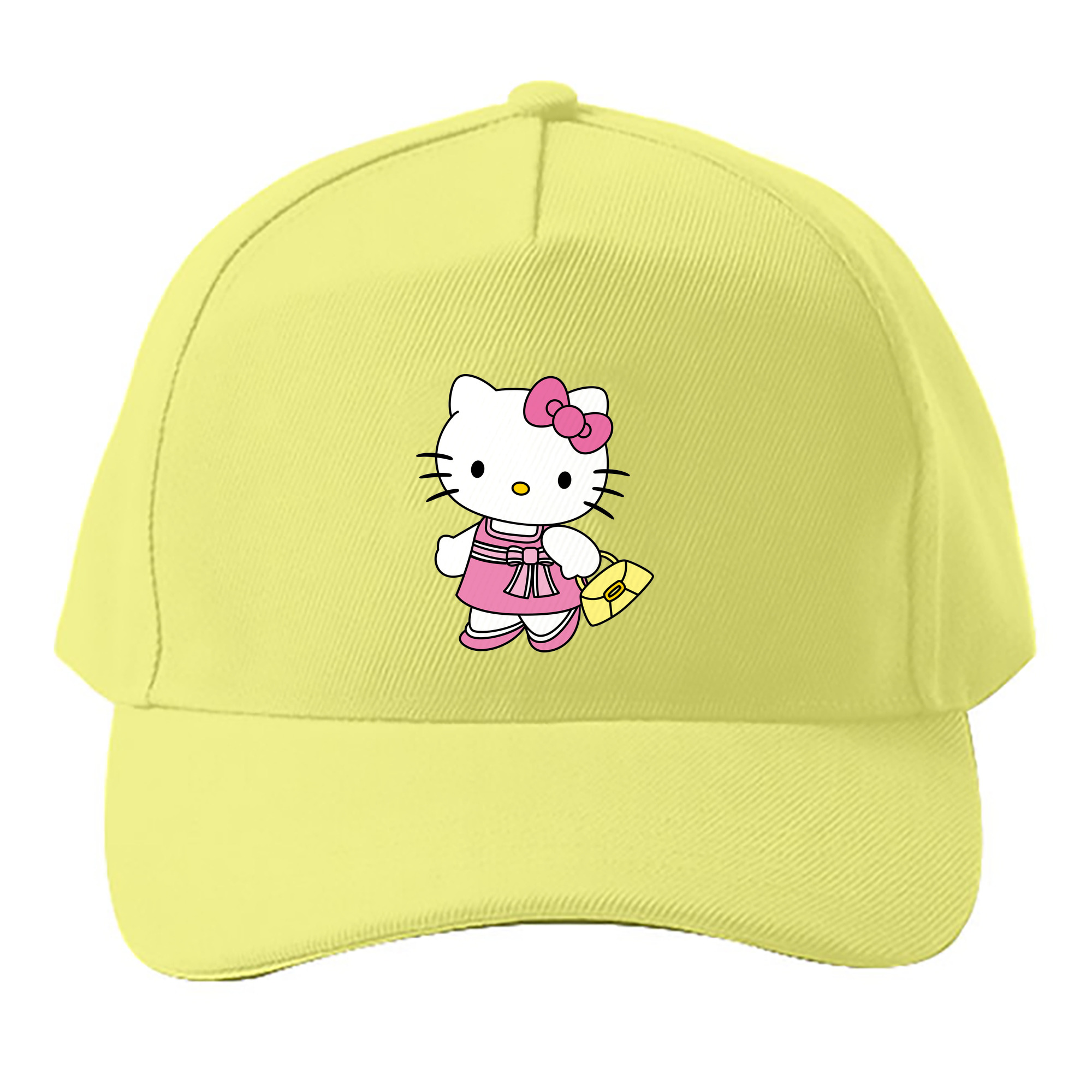 （画像用） Hello Kitty ハローキティ ベースボールキャップ 綿100％ 男女兼用 帽子 スポーツ