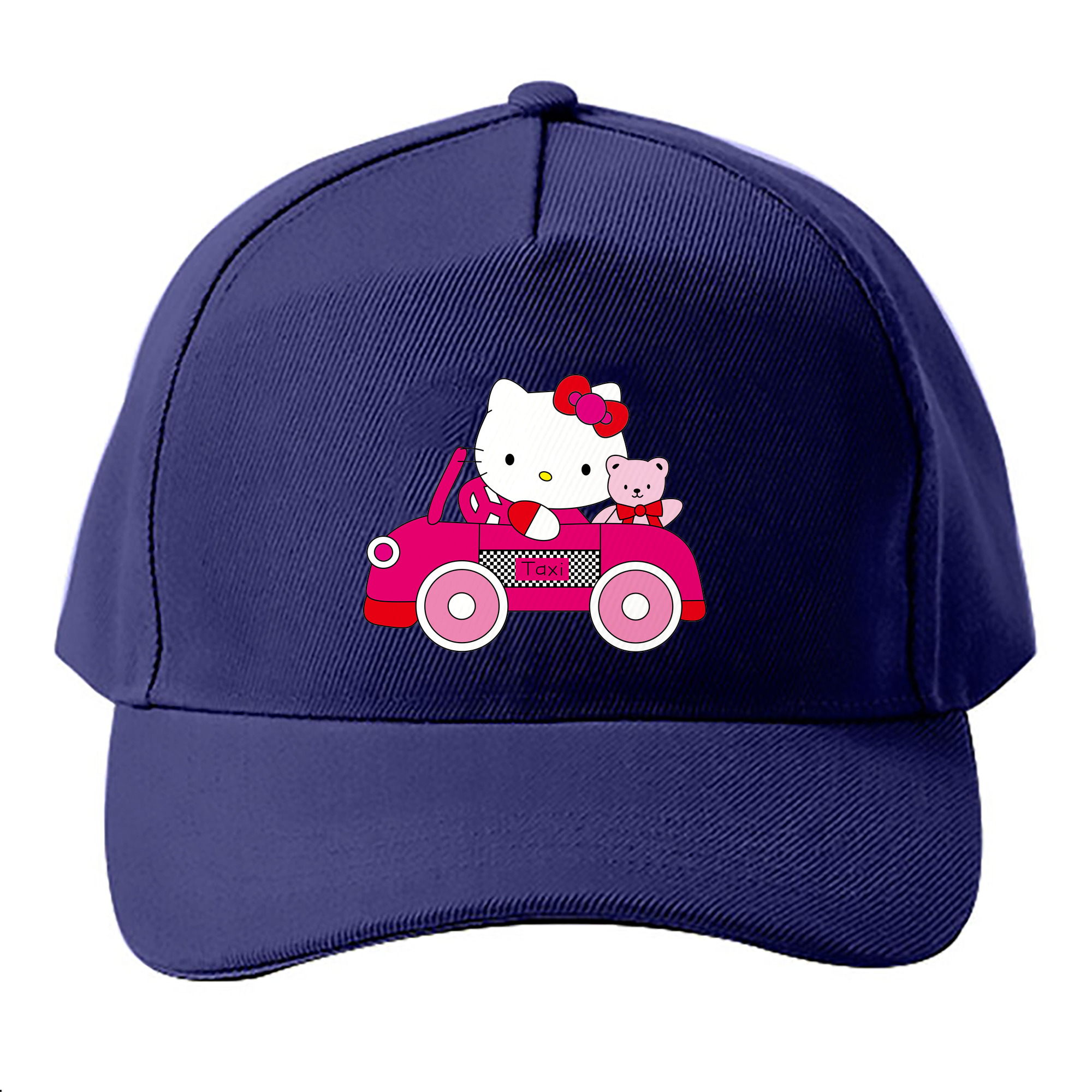 （画像用） Hello Kitty ハローキティ ベースボールキャップ 綿100％ 男女兼用 帽子 スポーツ