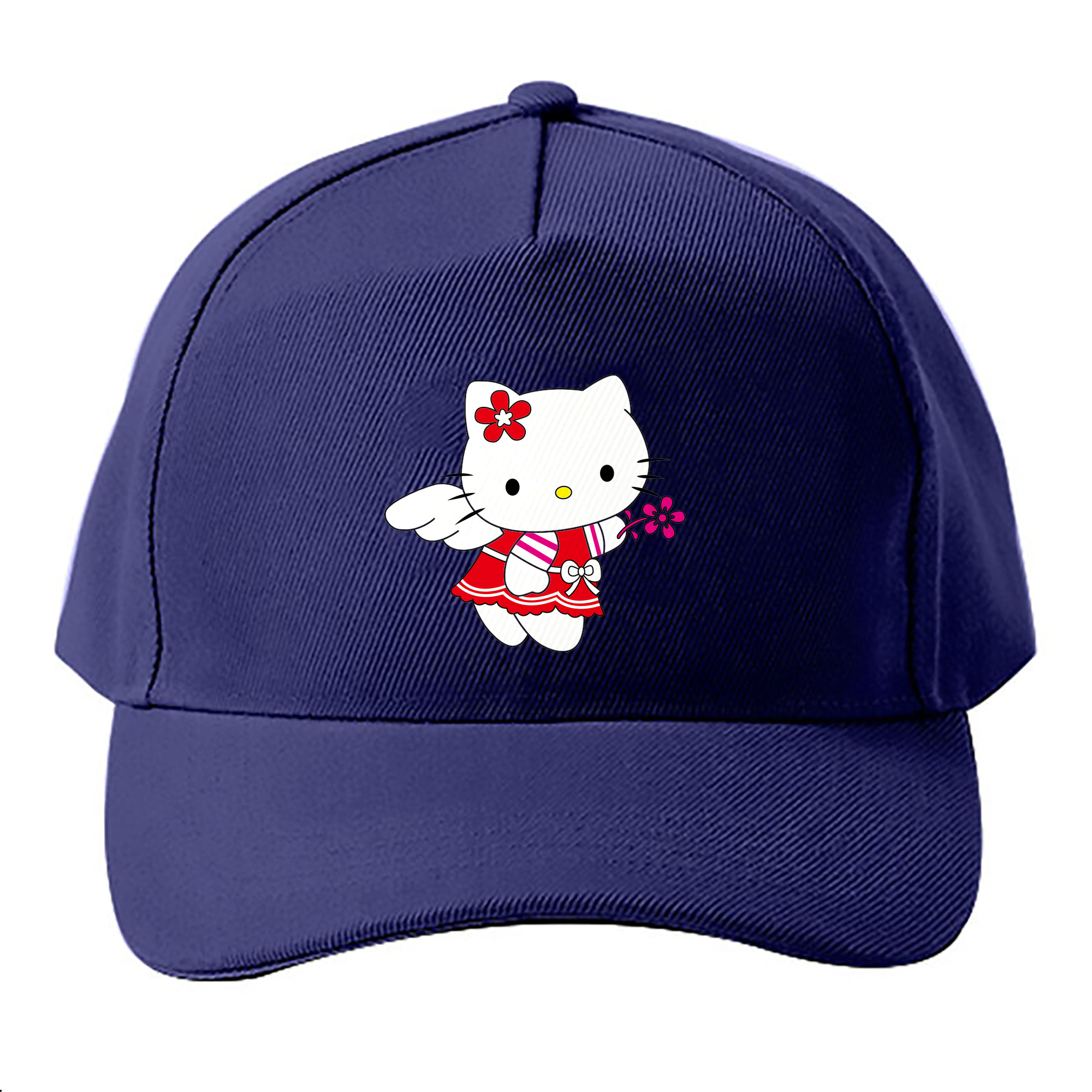 （画像用） Hello Kitty ハローキティ ベースボールキャップ 綿100％ 男女兼用 帽子 スポーツ