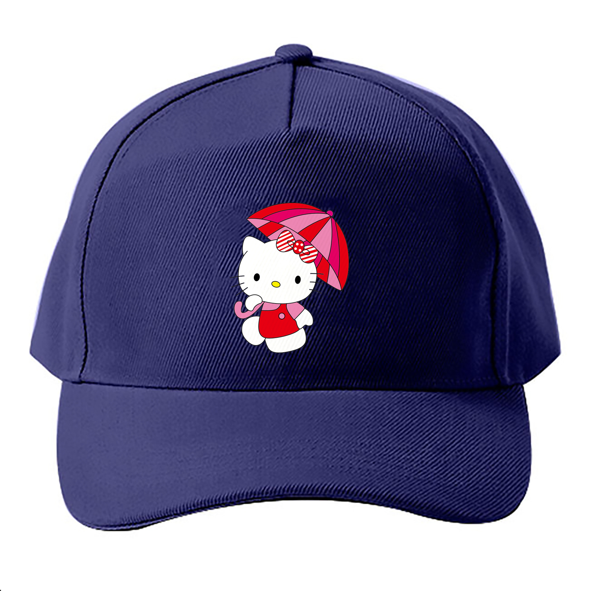 （画像用） Hello Kitty ハローキティ ベースボールキャップ 綿100％ 男女兼用 帽子 スポーツ