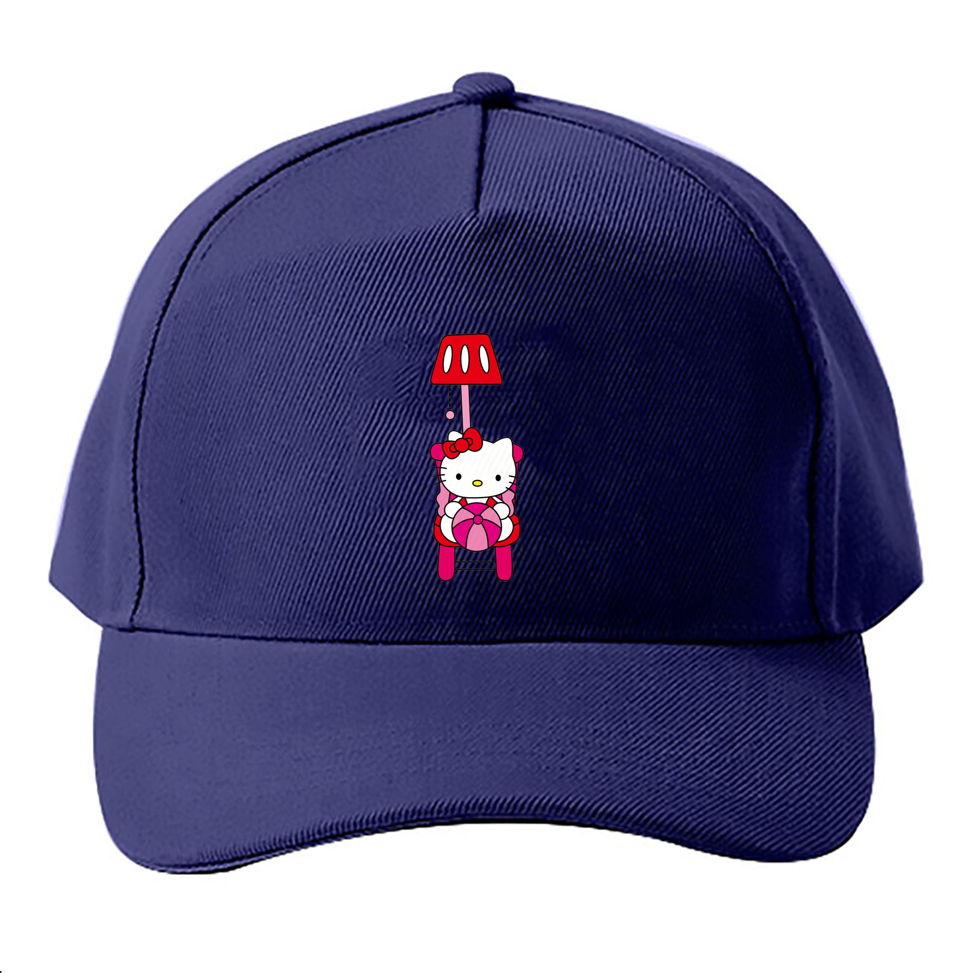 （画像用） Hello Kitty ハローキティ ベースボールキャップ 綿100％ 男女兼用 帽子 スポーツ