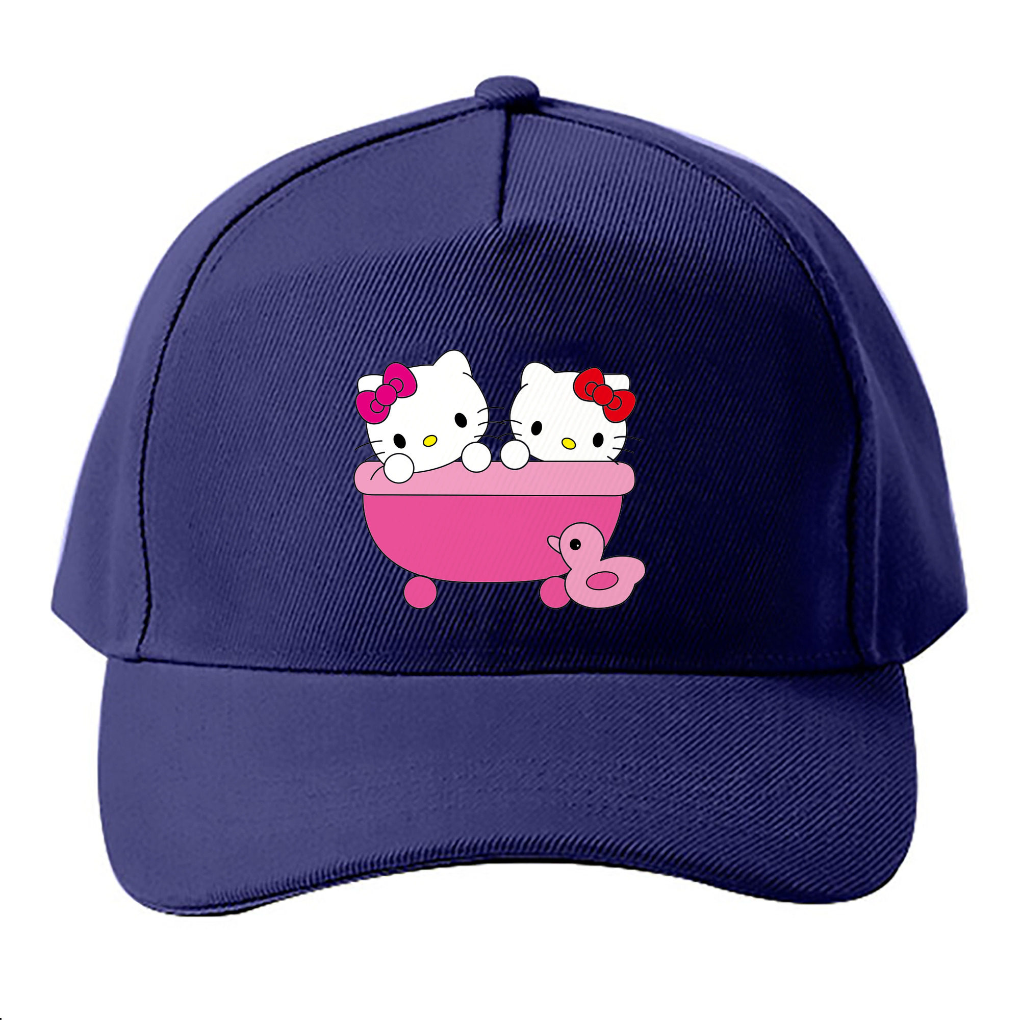 （画像用） Hello Kitty ハローキティ ベースボールキャップ 綿100％ 男女兼用 帽子 スポーツ