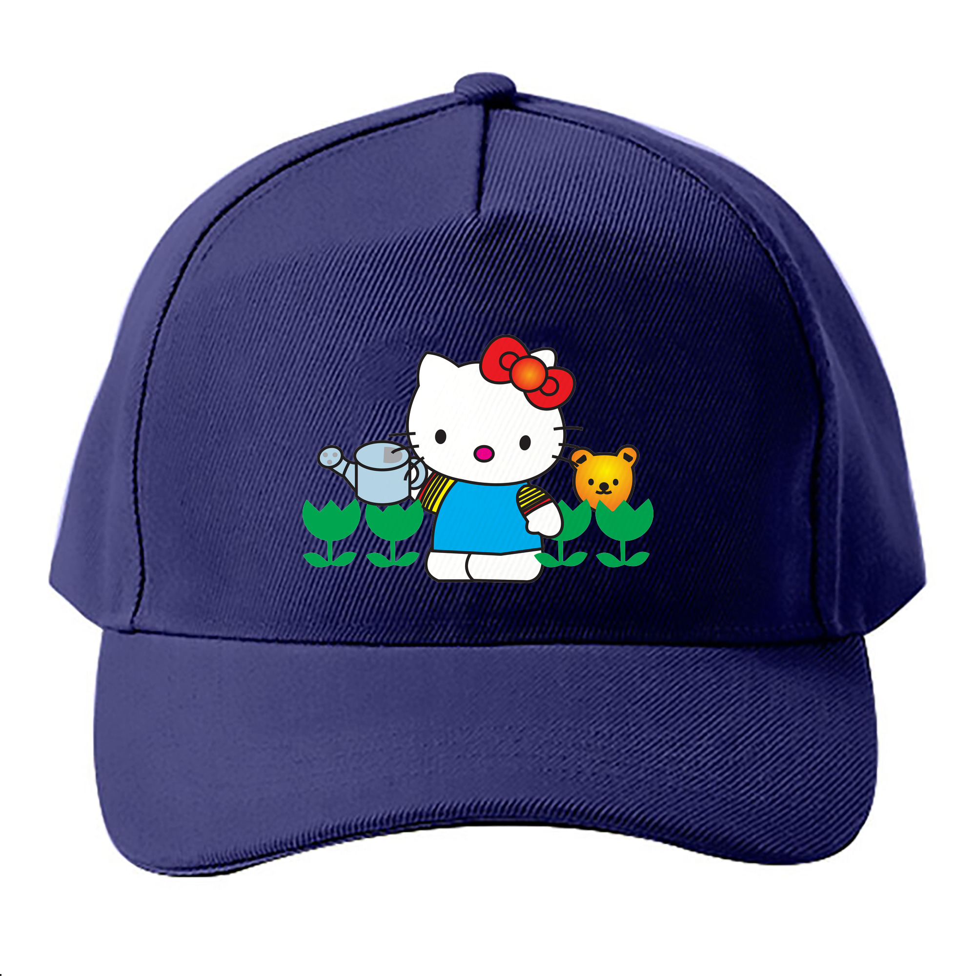 （画像用） Hello Kitty ハローキティ ベースボールキャップ 綿100％ 男女兼用 帽子 スポーツ