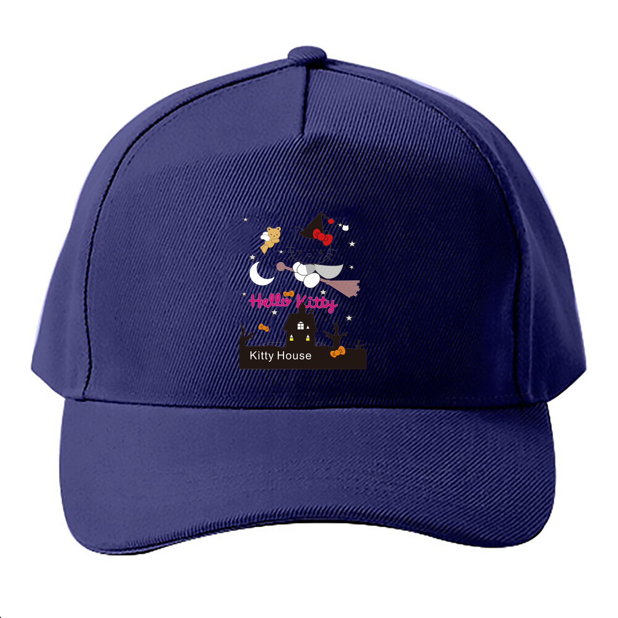 （画像用） Hello Kitty ハローキティ ベースボールキャップ 綿100％ 男女兼用 帽子 スポーツ