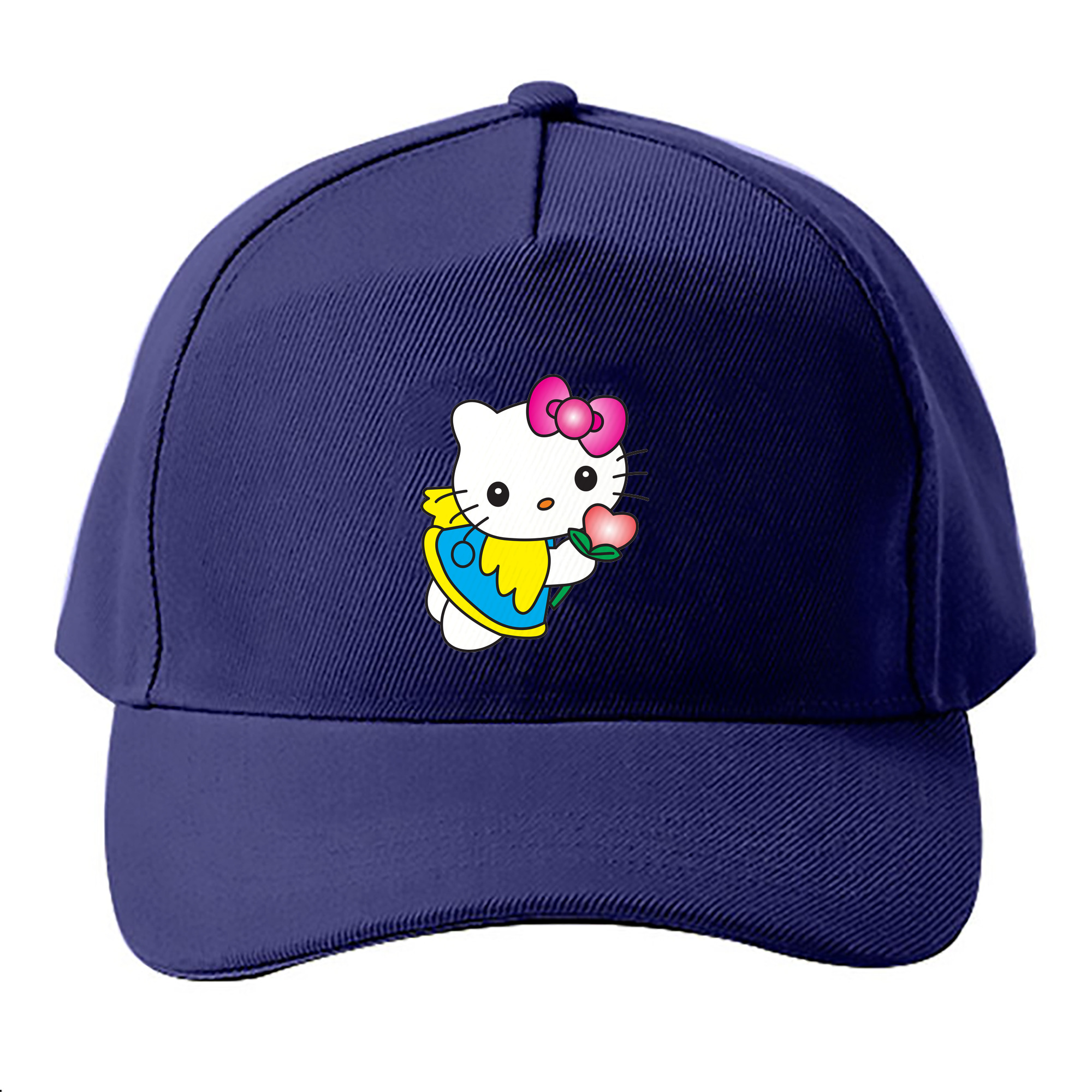 （画像用） Hello Kitty ハローキティ ベースボールキャップ 綿100％ 男女兼用 帽子 スポーツ