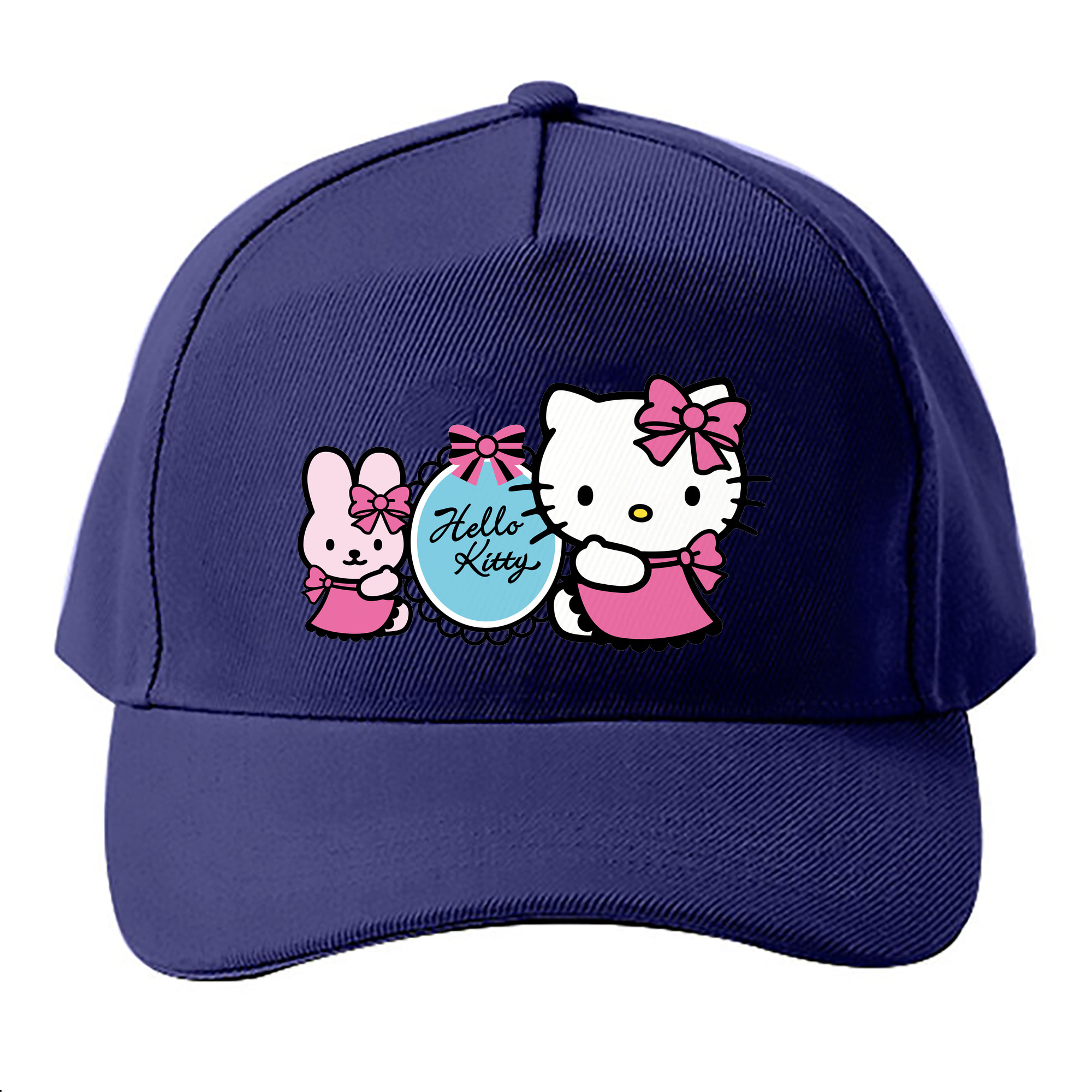 （画像用） Hello Kitty ハローキティ ベースボールキャップ 綿100％ 男女兼用 帽子 スポーツ