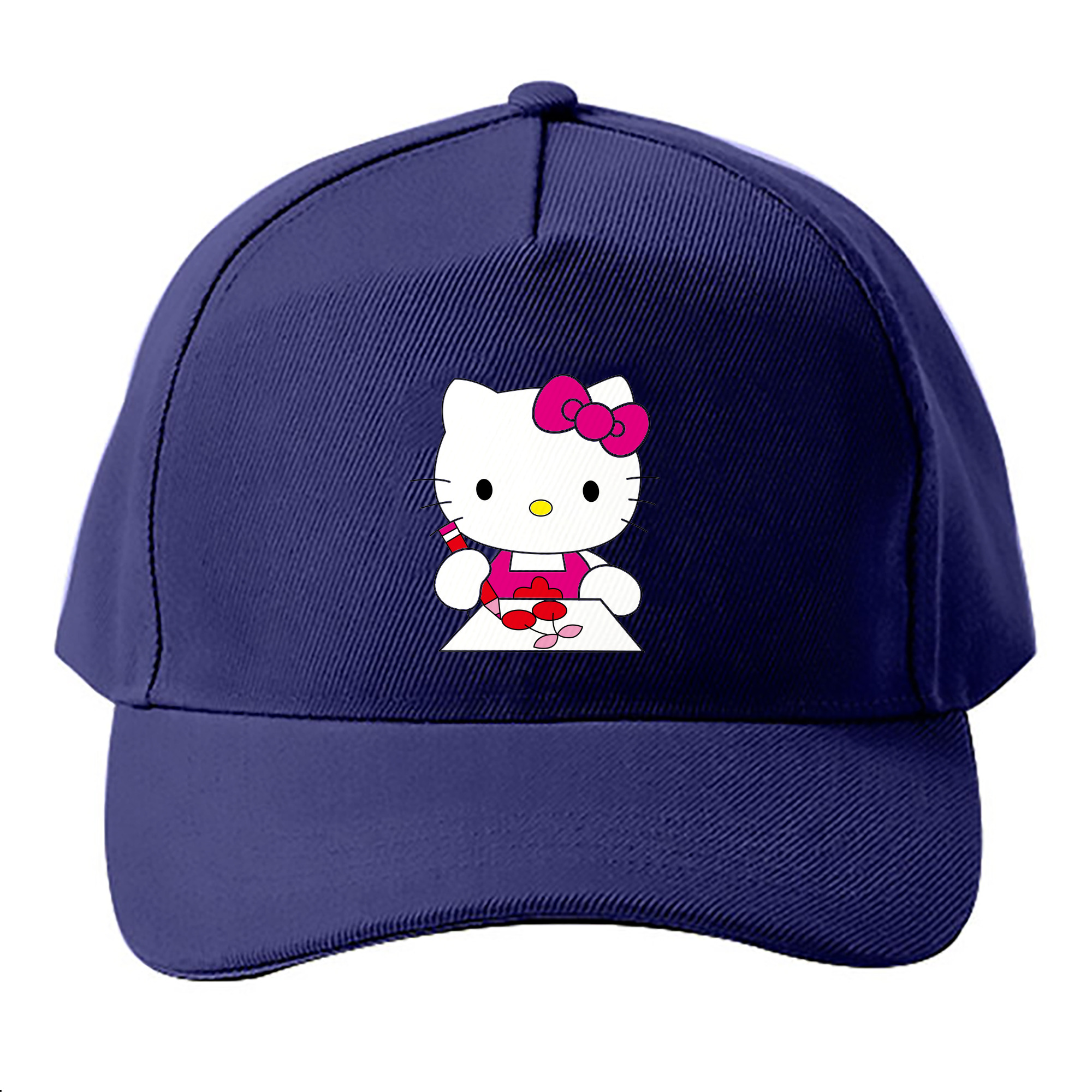 （画像用） Hello Kitty ハローキティ ベースボールキャップ 綿100％ 男女兼用 帽子 スポーツ