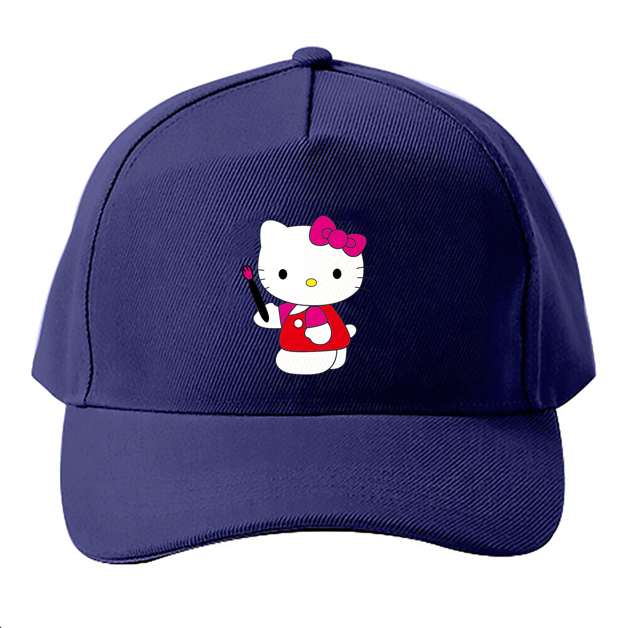 （画像用） Hello Kitty ハローキティ ベースボールキャップ 綿100％ 男女兼用 帽子 スポーツ