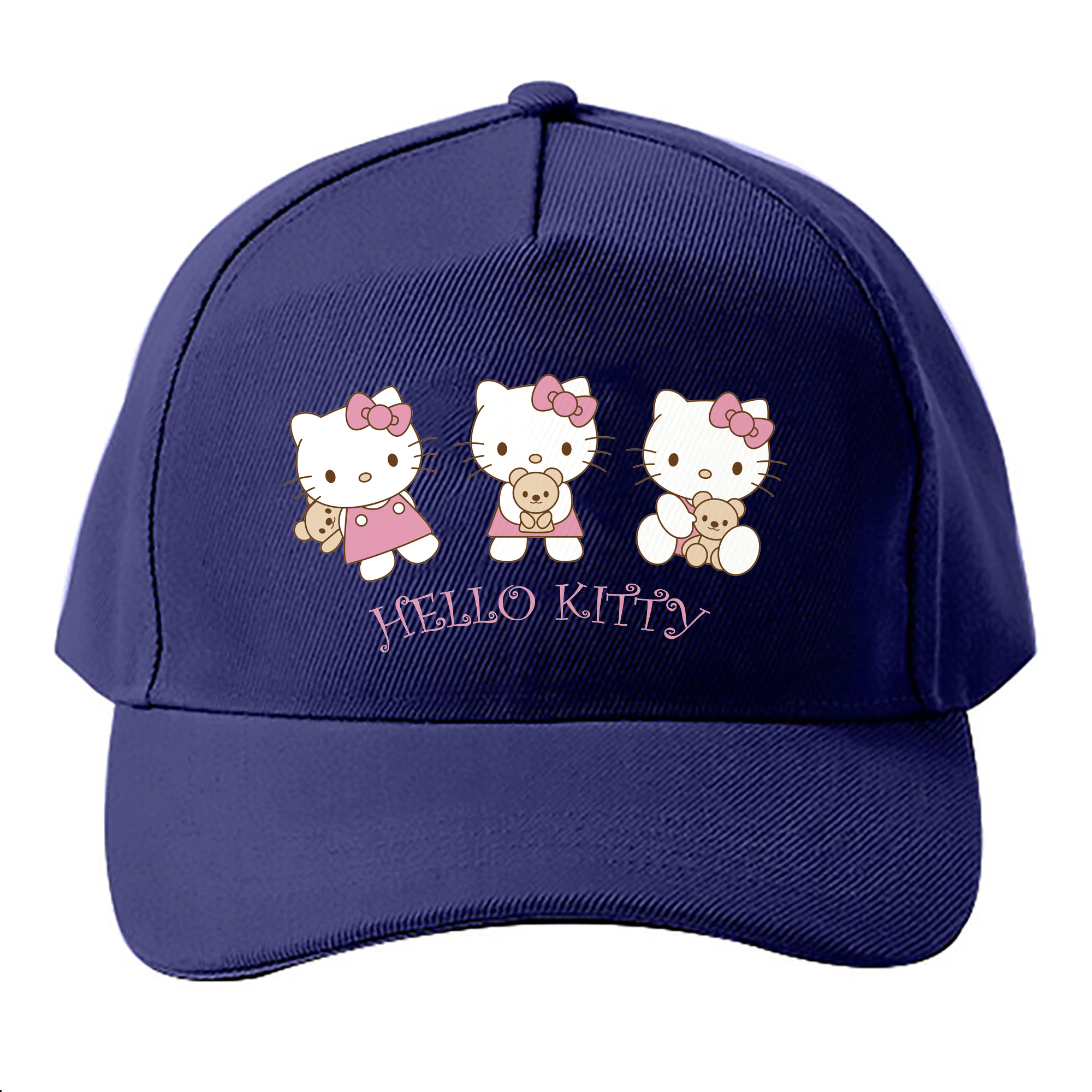 （画像用） Hello Kitty ハローキティ ベースボールキャップ 綿100％ 男女兼用 帽子 スポーツ