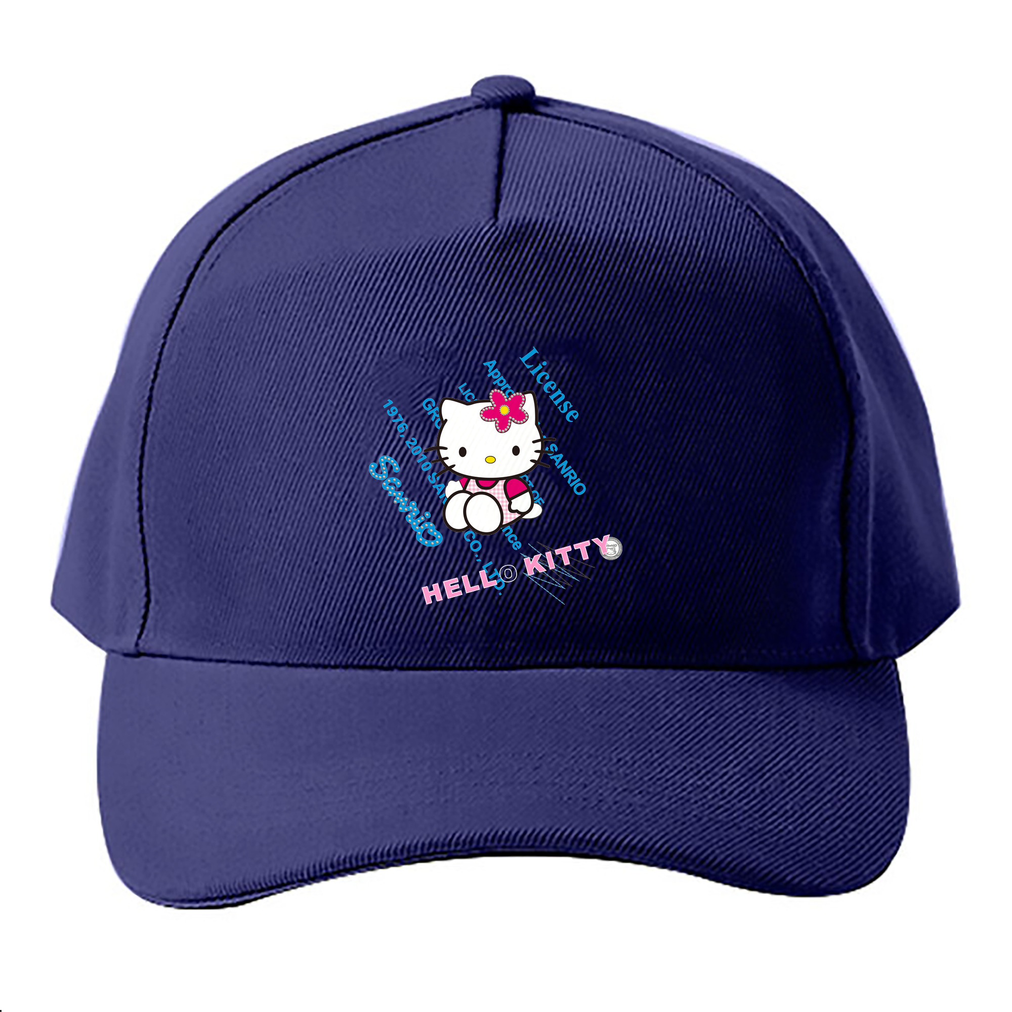 （画像用） Hello Kitty ハローキティ ベースボールキャップ 綿100％ 男女兼用 帽子 スポーツ