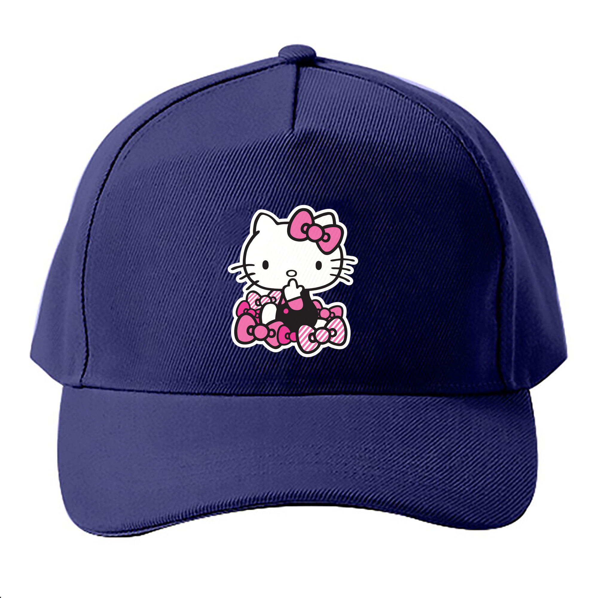 （画像用） Hello Kitty ハローキティ ベースボールキャップ 綿100％ 男女兼用 帽子 スポーツ