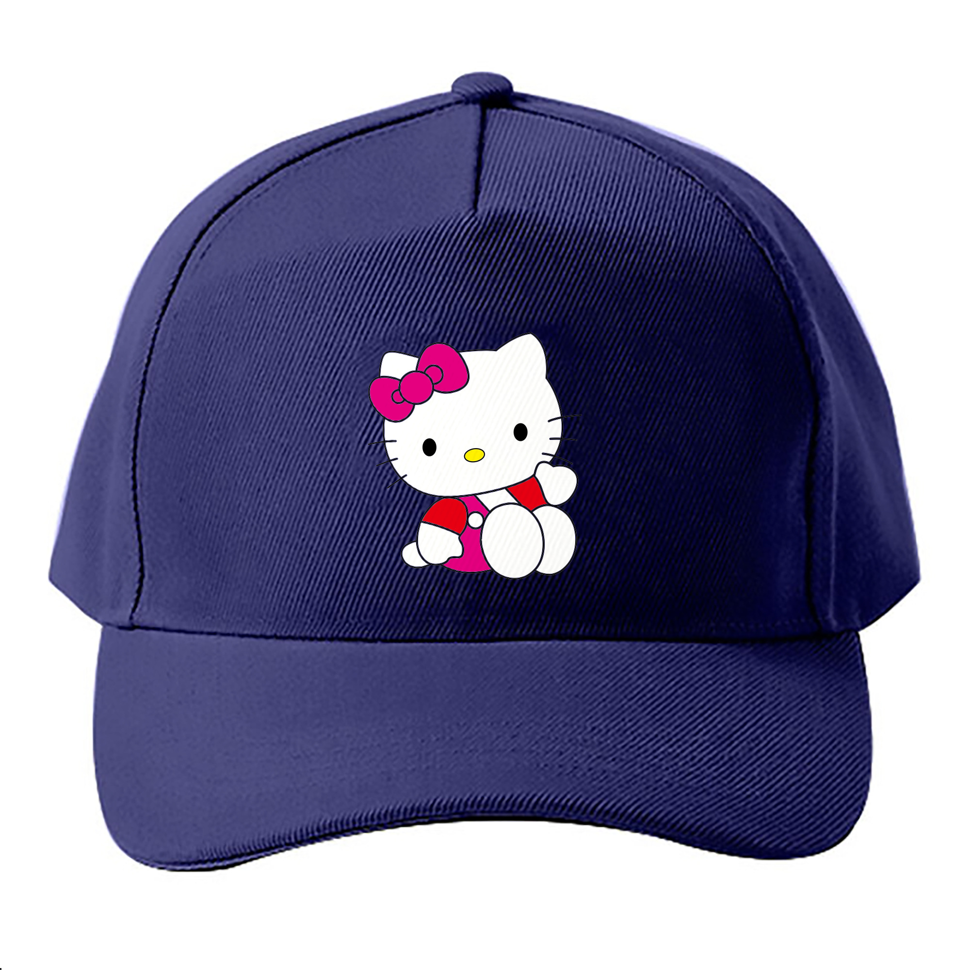 （画像用） Hello Kitty ハローキティ ベースボールキャップ 綿100％ 男女兼用 帽子 スポーツ