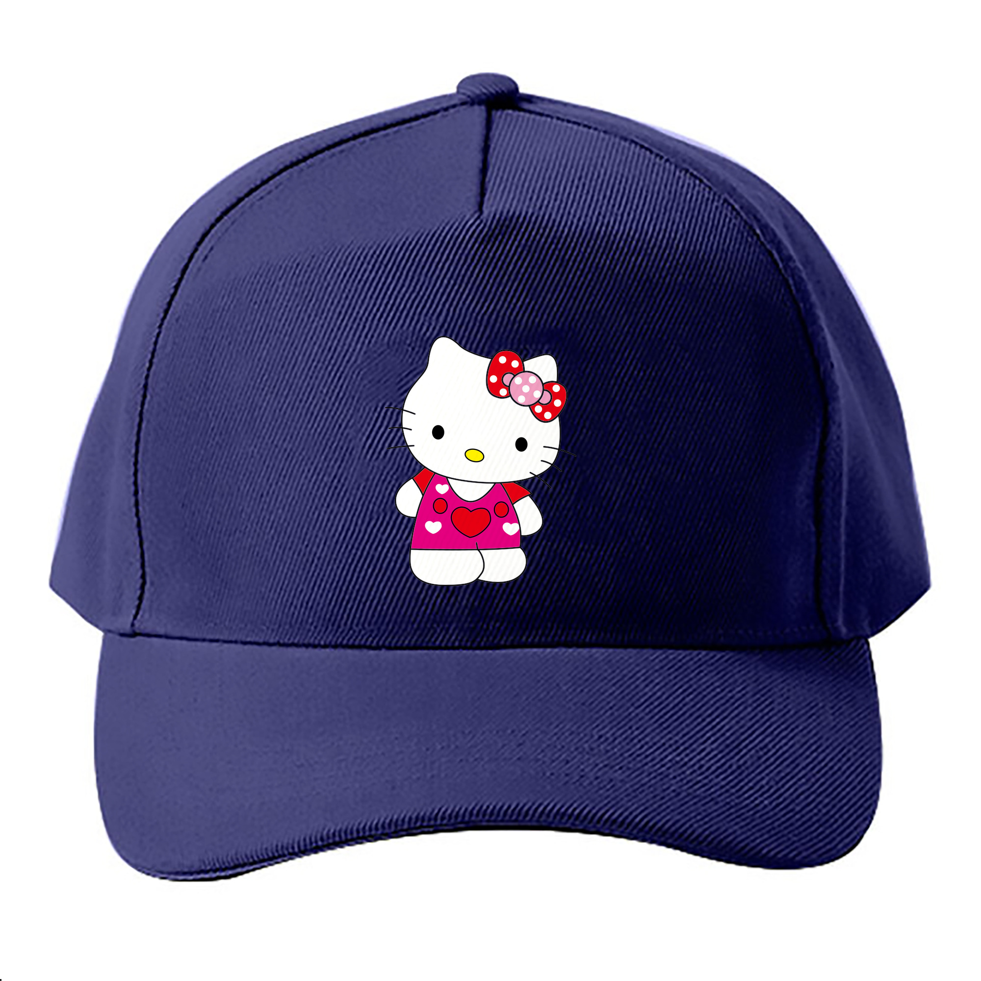（画像用） Hello Kitty ハローキティ ベースボールキャップ 綿100％ 男女兼用 帽子 スポーツ