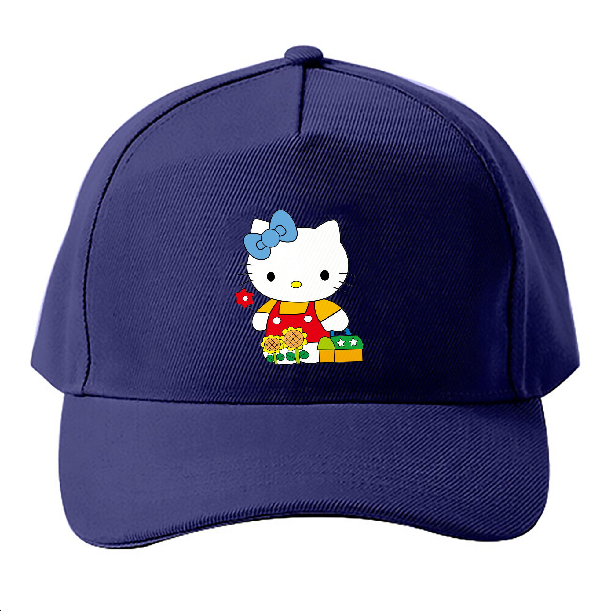 （画像用） Hello Kitty ハローキティ ベースボールキャップ 綿100％ 男女兼用 帽子 スポーツ
