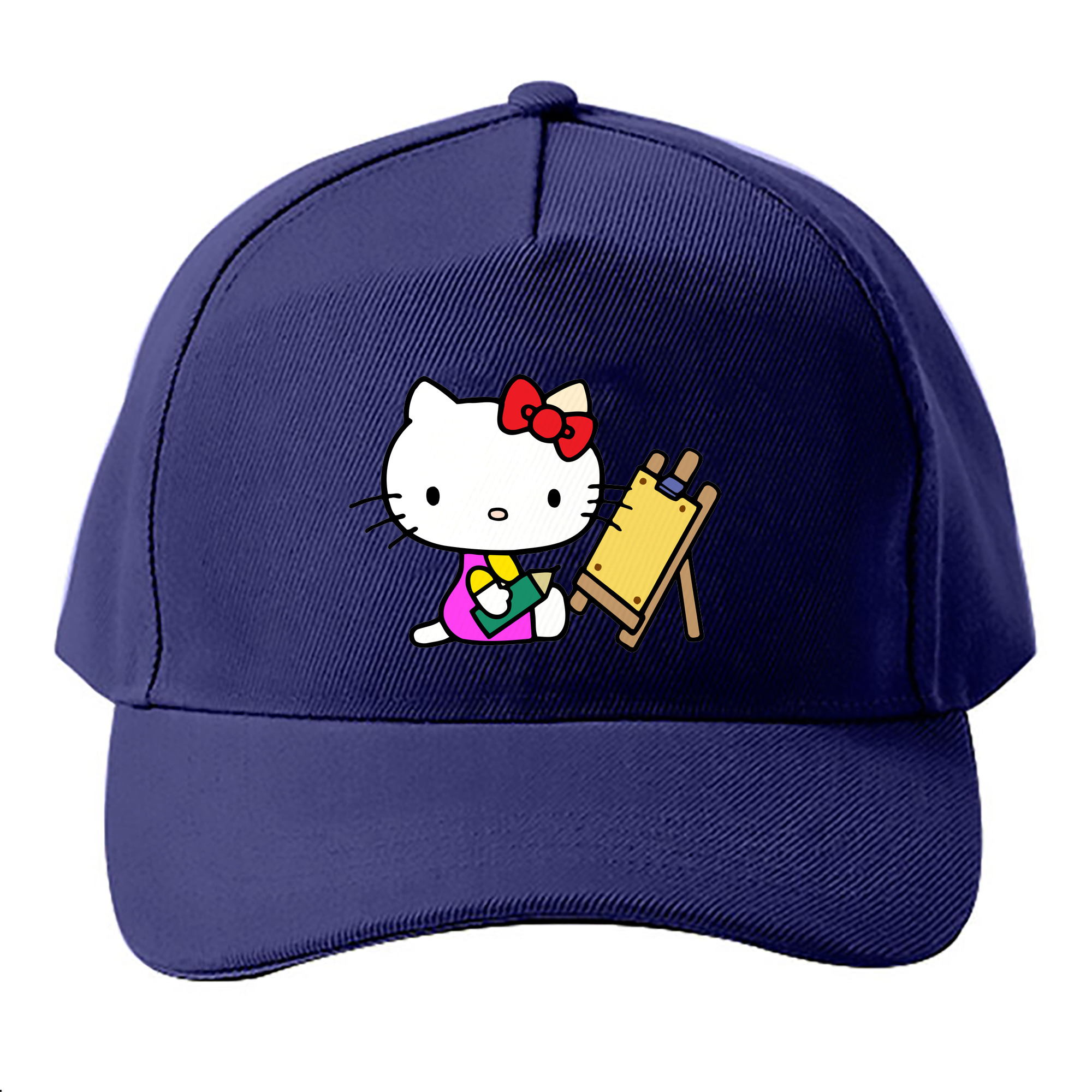 （画像用） Hello Kitty ハローキティ ベースボールキャップ 綿100％ 男女兼用 帽子 スポーツ